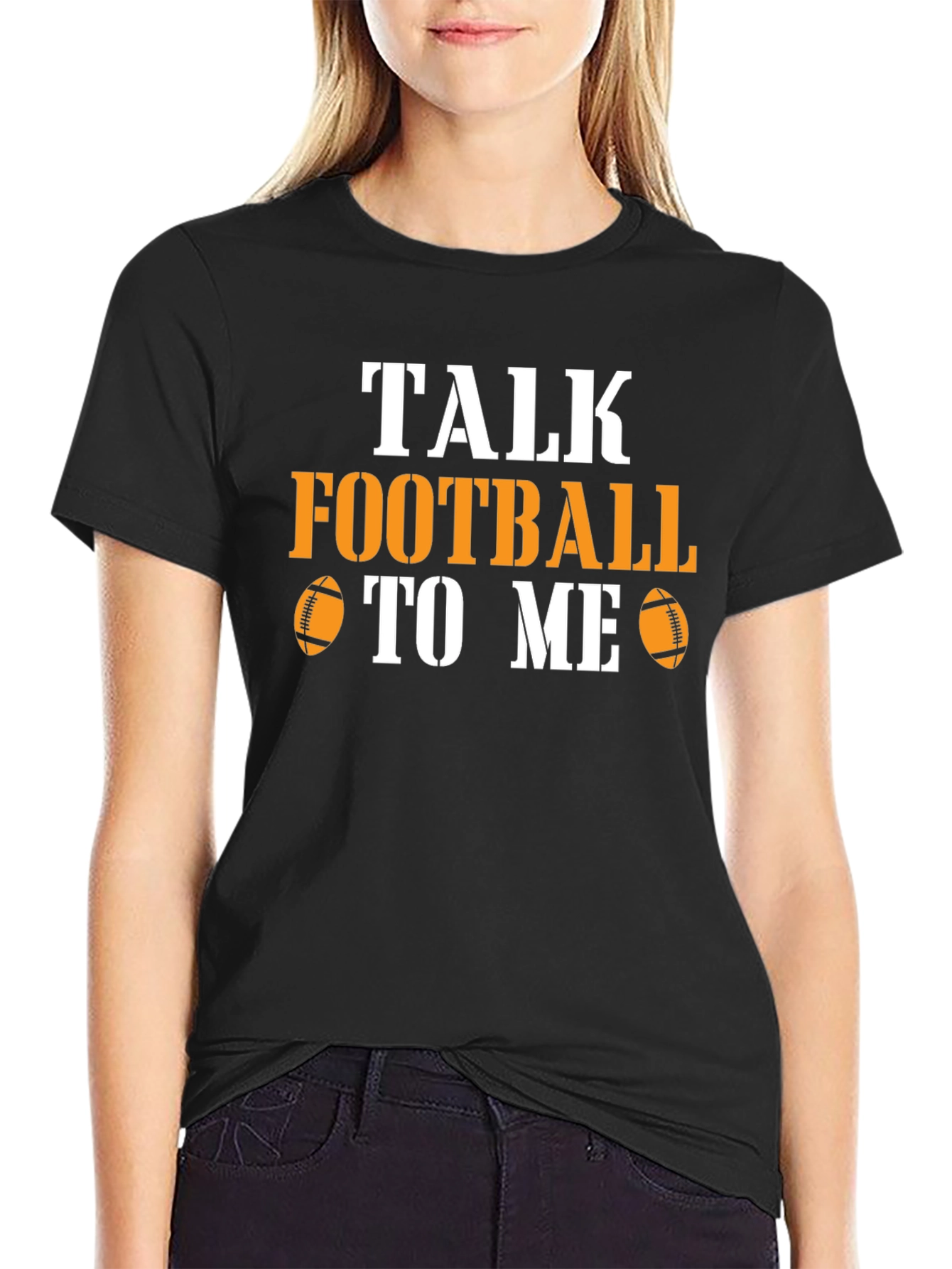 Talk Football To Me Graphic T-Shirt