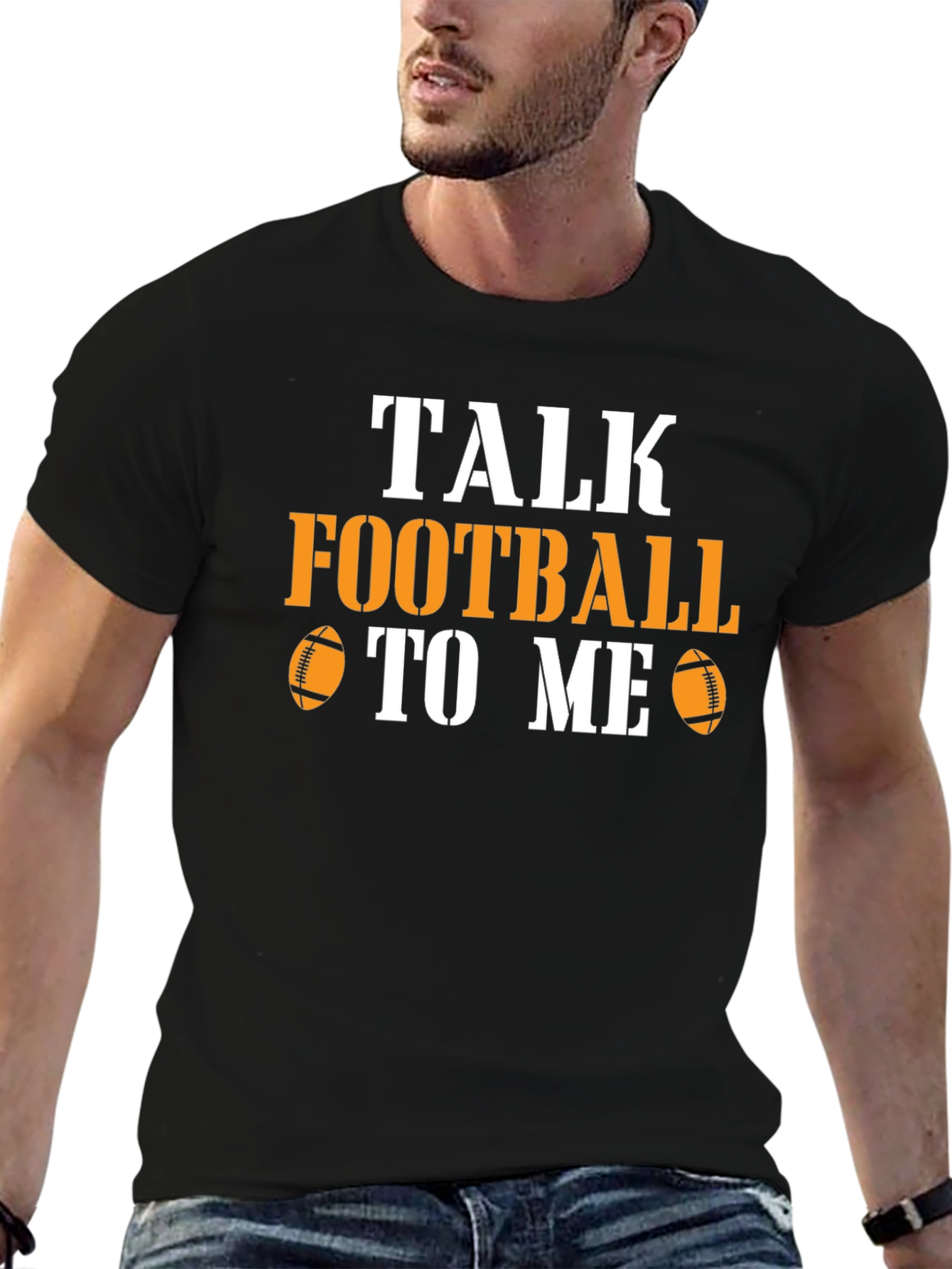 Talk Football To Me Graphic T-Shirt