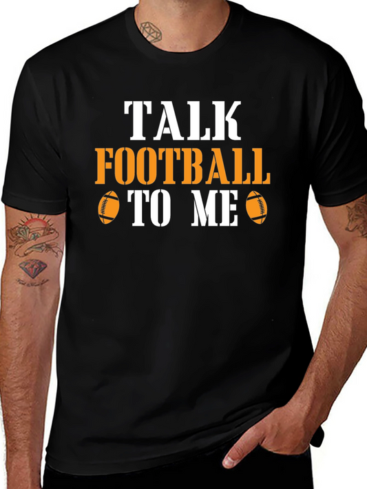 Talk Football To Me Graphic T-Shirt