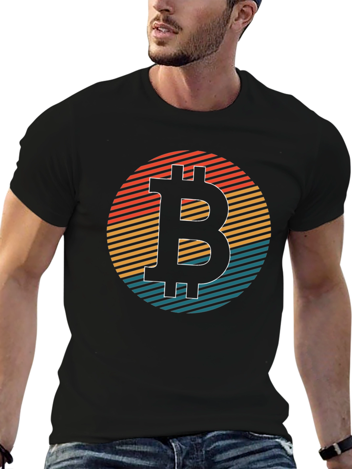 Bitcoin Retro Graphic Tee - Classic Crypto Style
