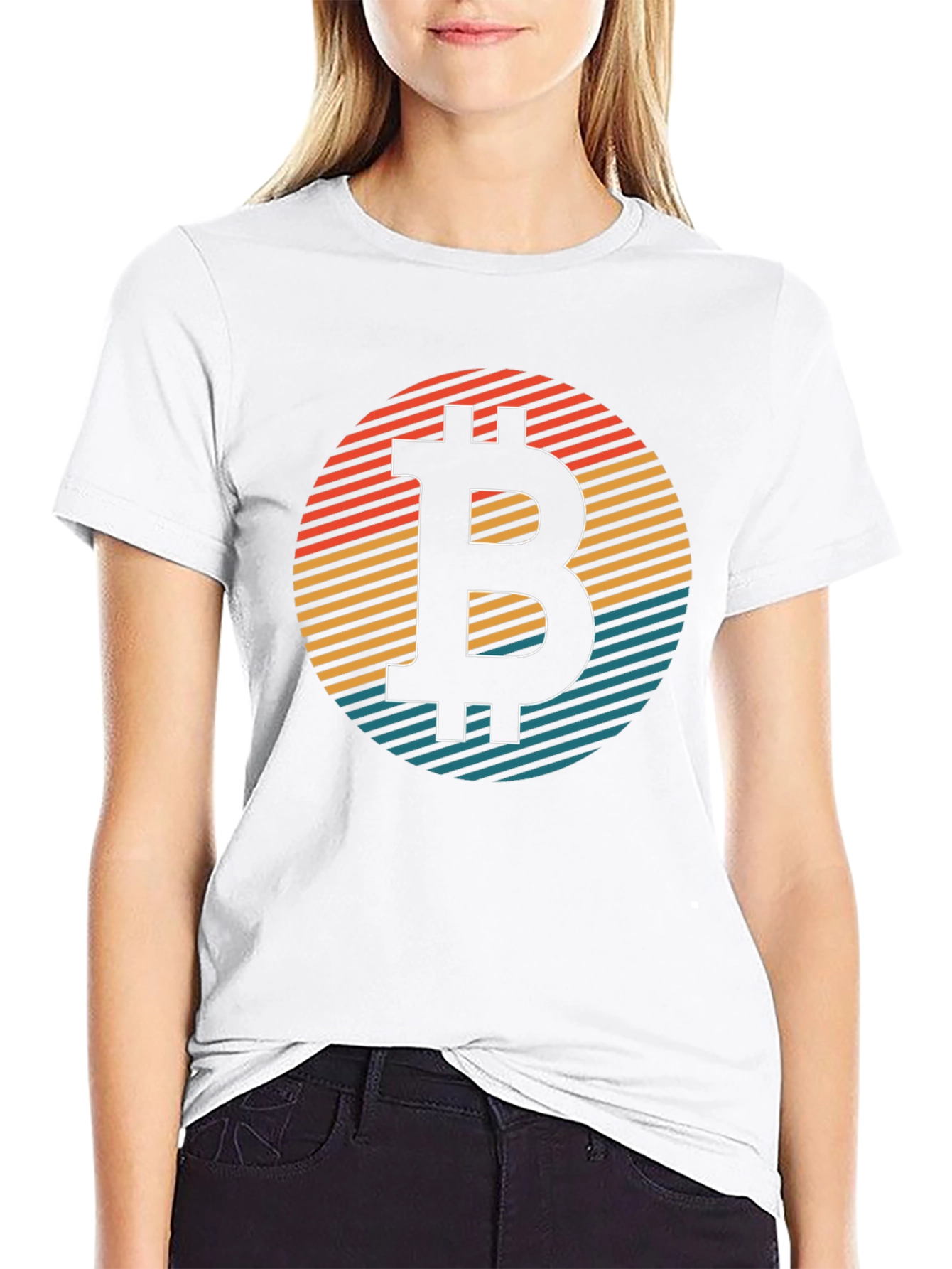 Bitcoin Retro Graphic Tee - Classic Crypto Style