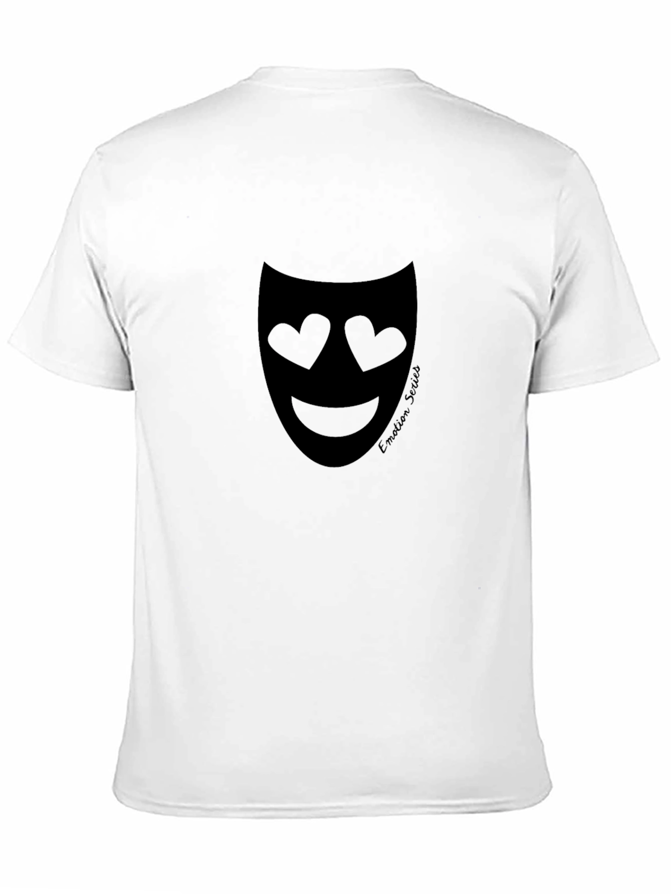 Emotion Series Graphic Tee - Heart Eyes Mask