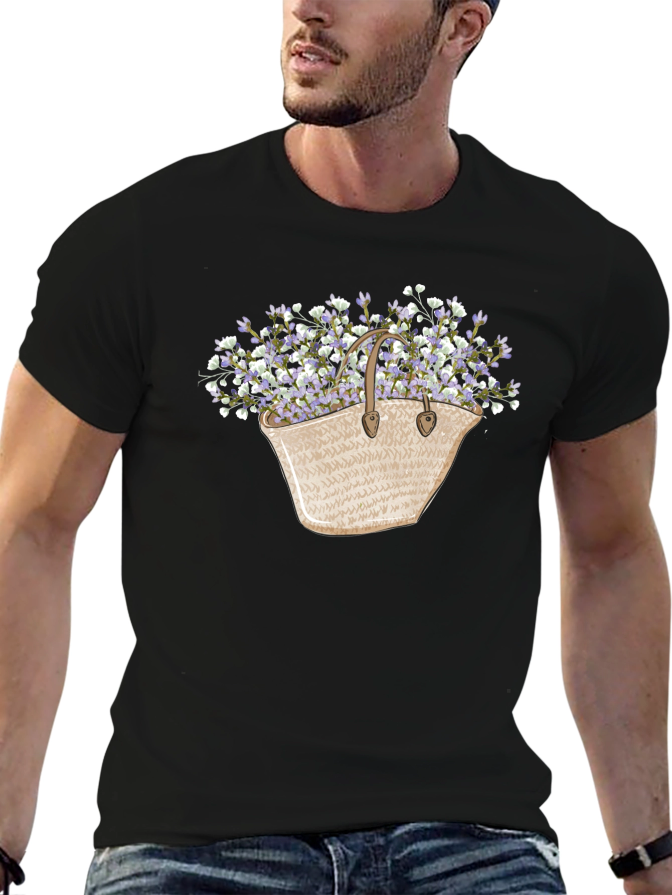 Floral Basket T-Shirt