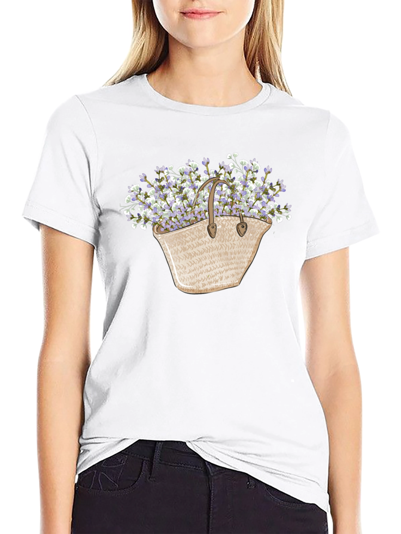 Floral Basket T-Shirt