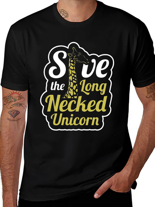 Save the Long Necked Unicorn Graphic Tee