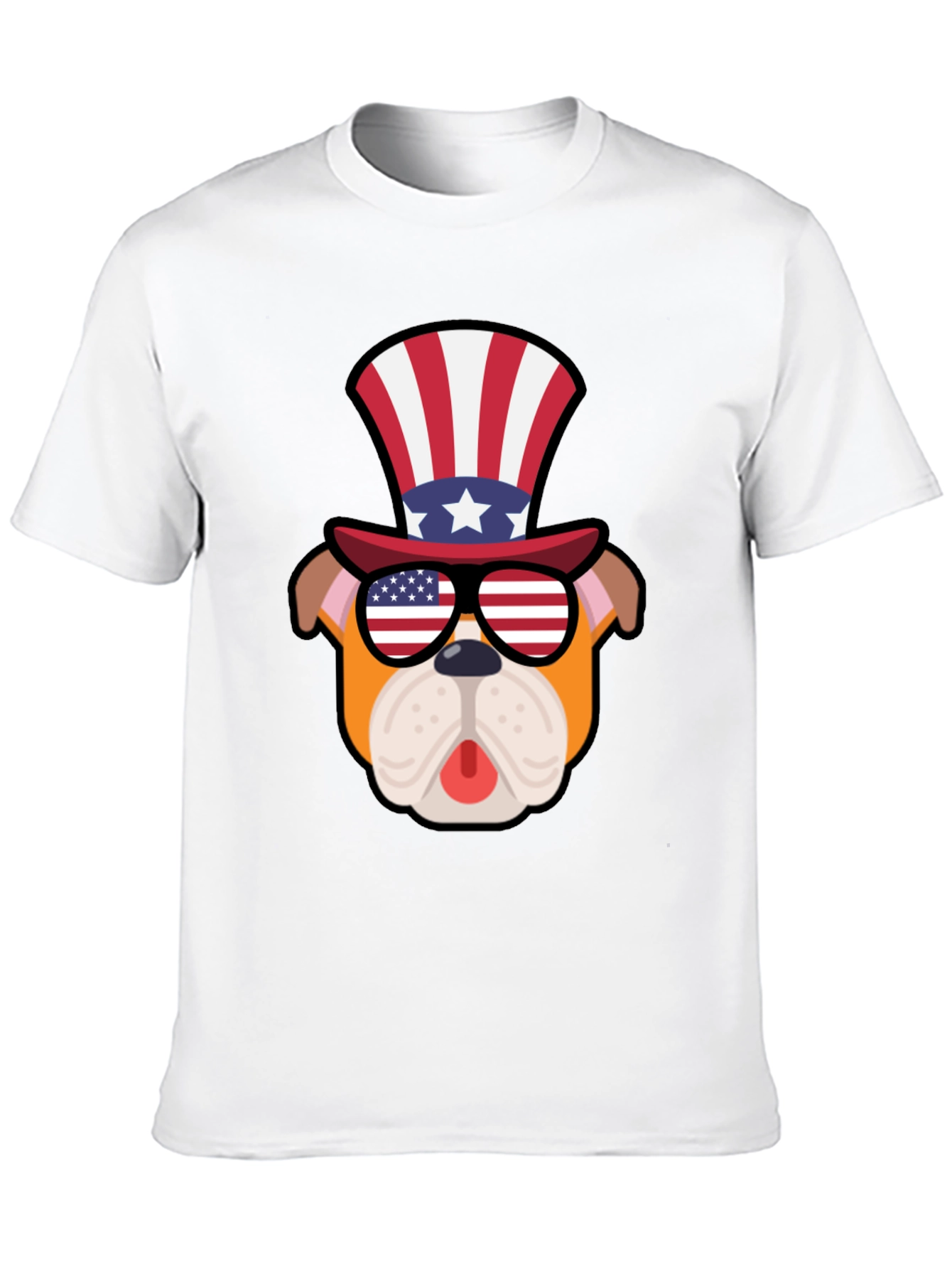 Patriotic Bulldog T-Shirt