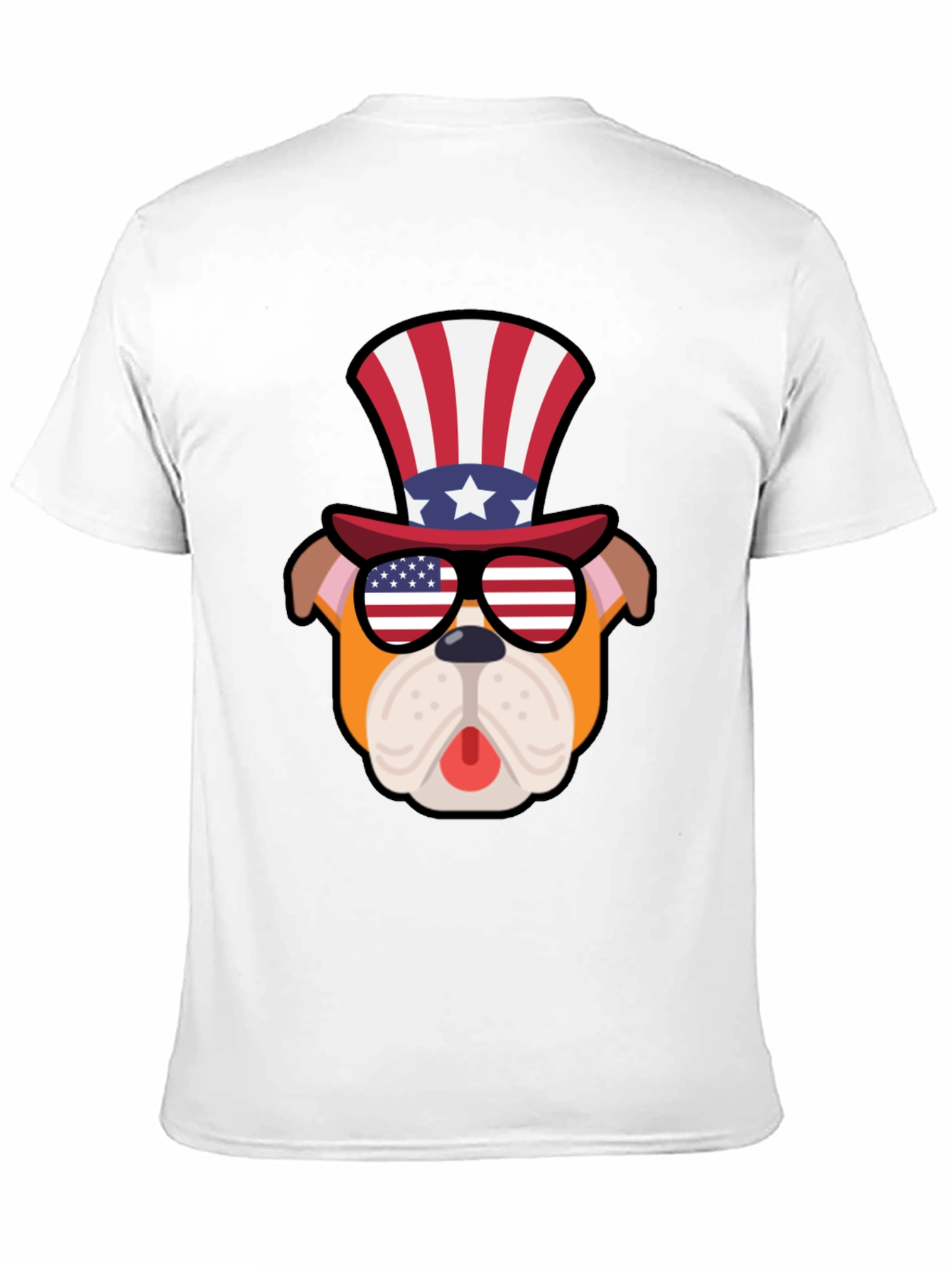 Patriotic Bulldog T-Shirt