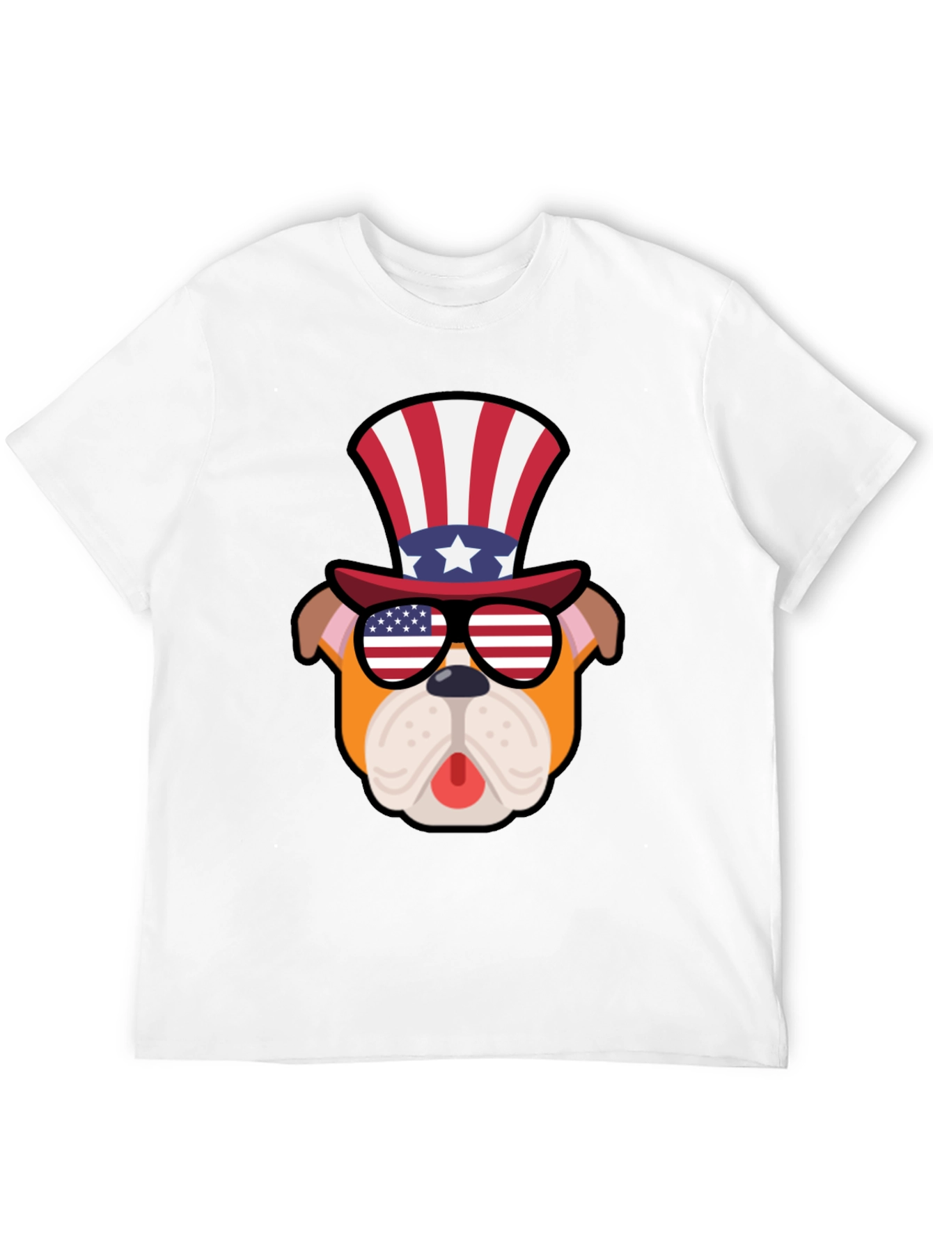 Patriotic Bulldog T-Shirt