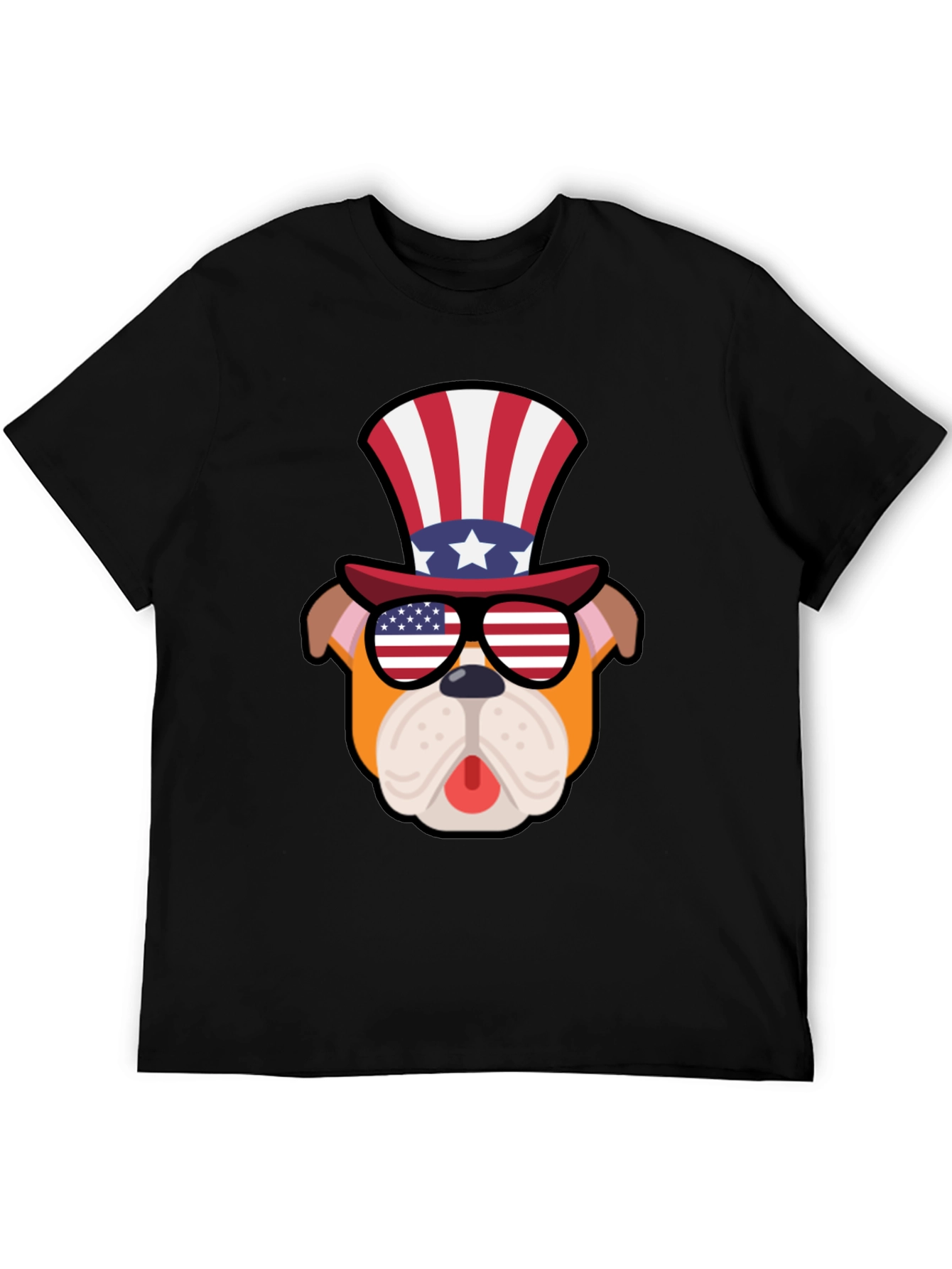 Patriotic Bulldog T-Shirt