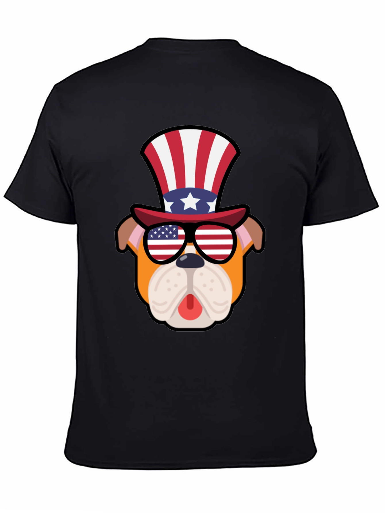 Patriotic Bulldog T-Shirt