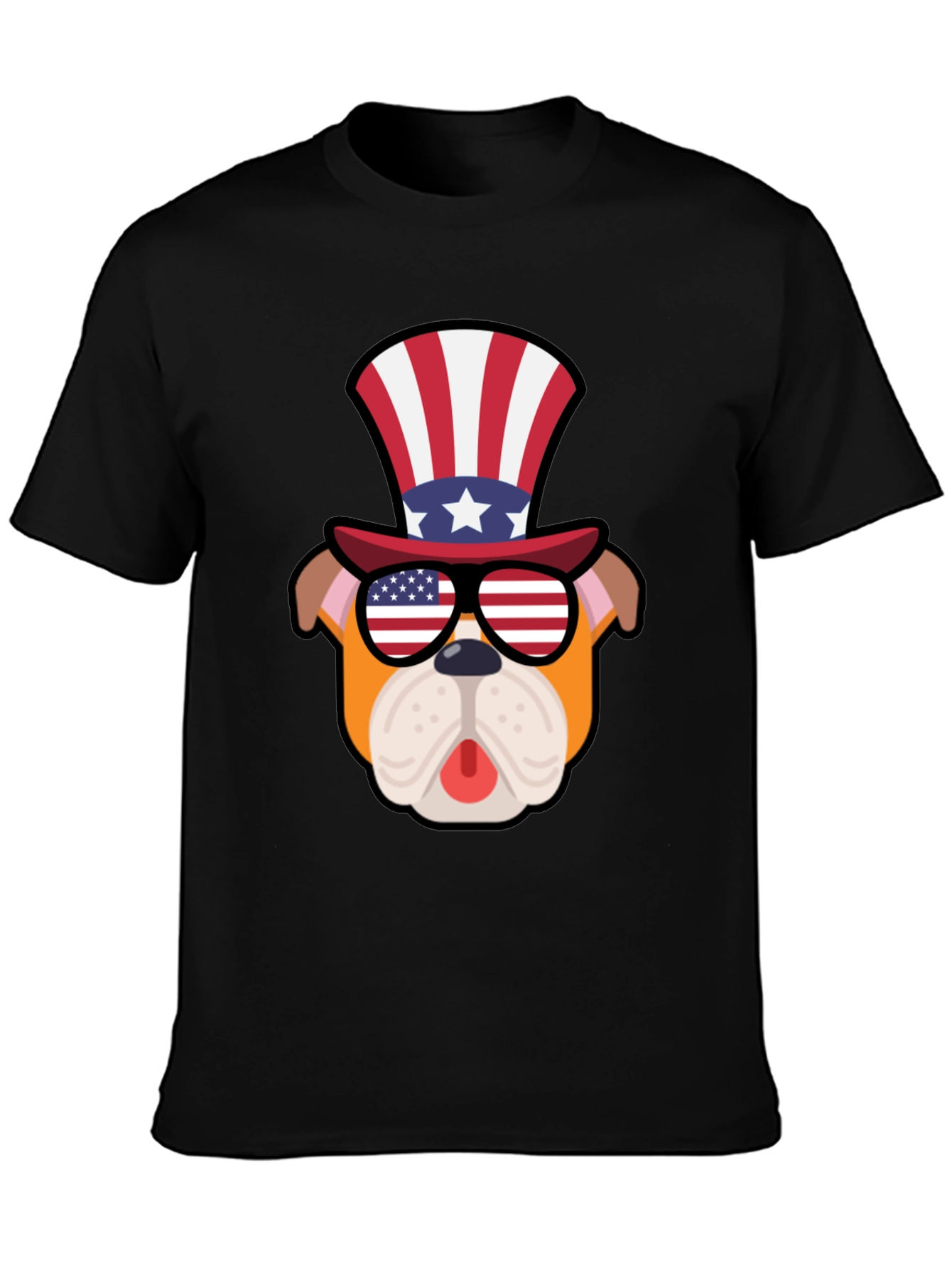 Patriotic Bulldog T-Shirt