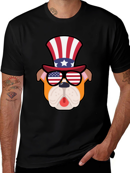 Patriotic Bulldog T-Shirt