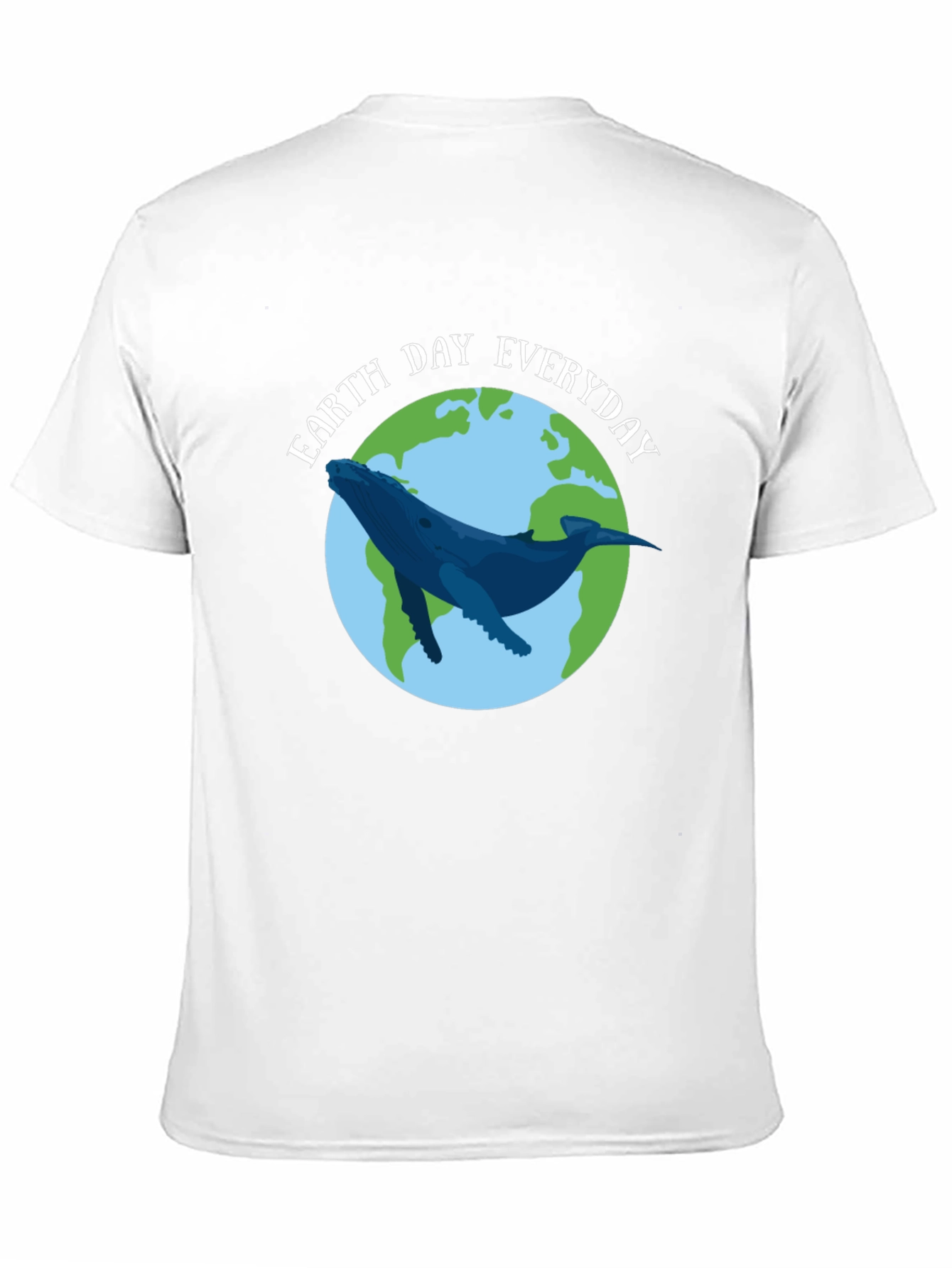 Earth Day Everyday Whale Graphic T-Shirt