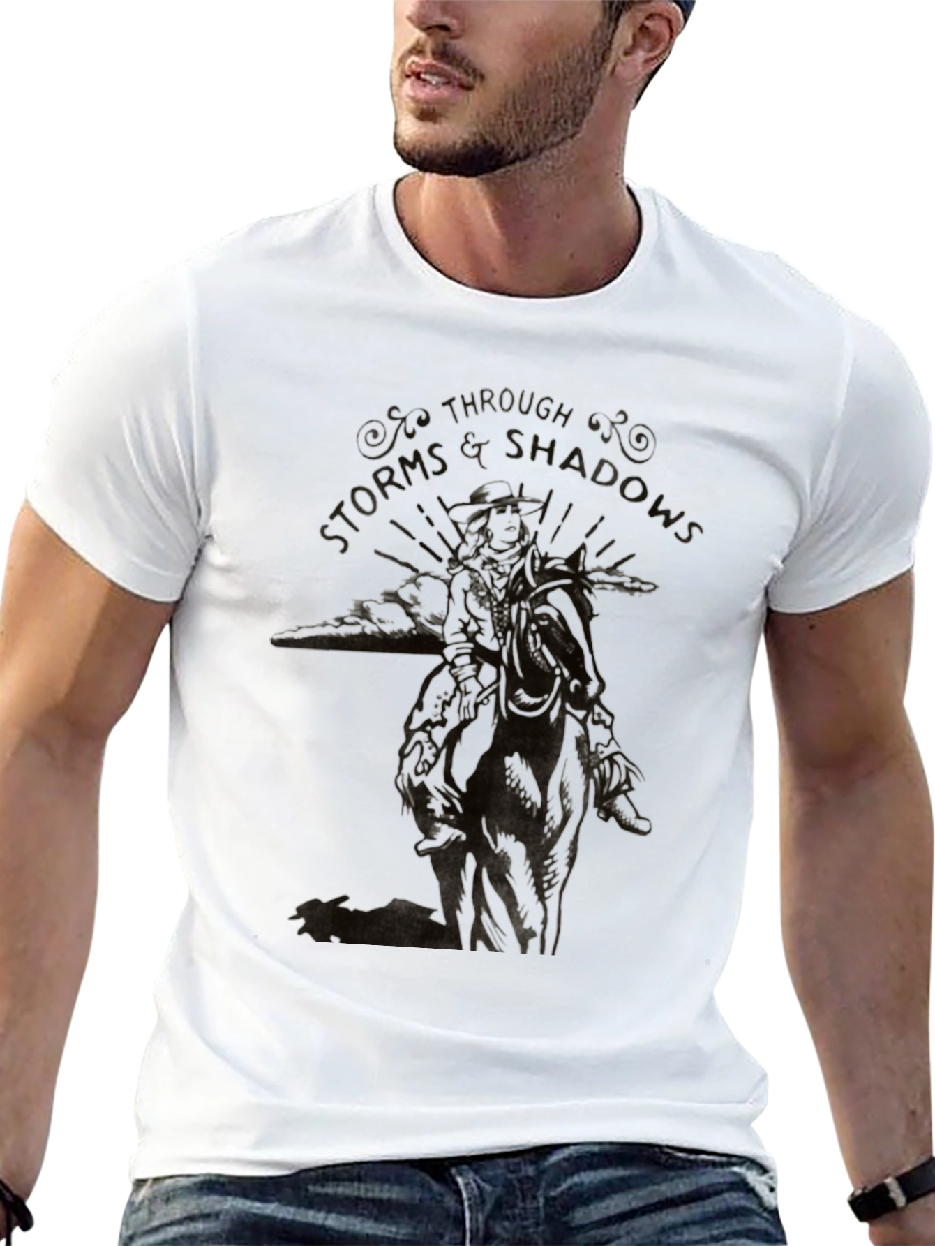 Storms & Shadows Graphic Tee - Black