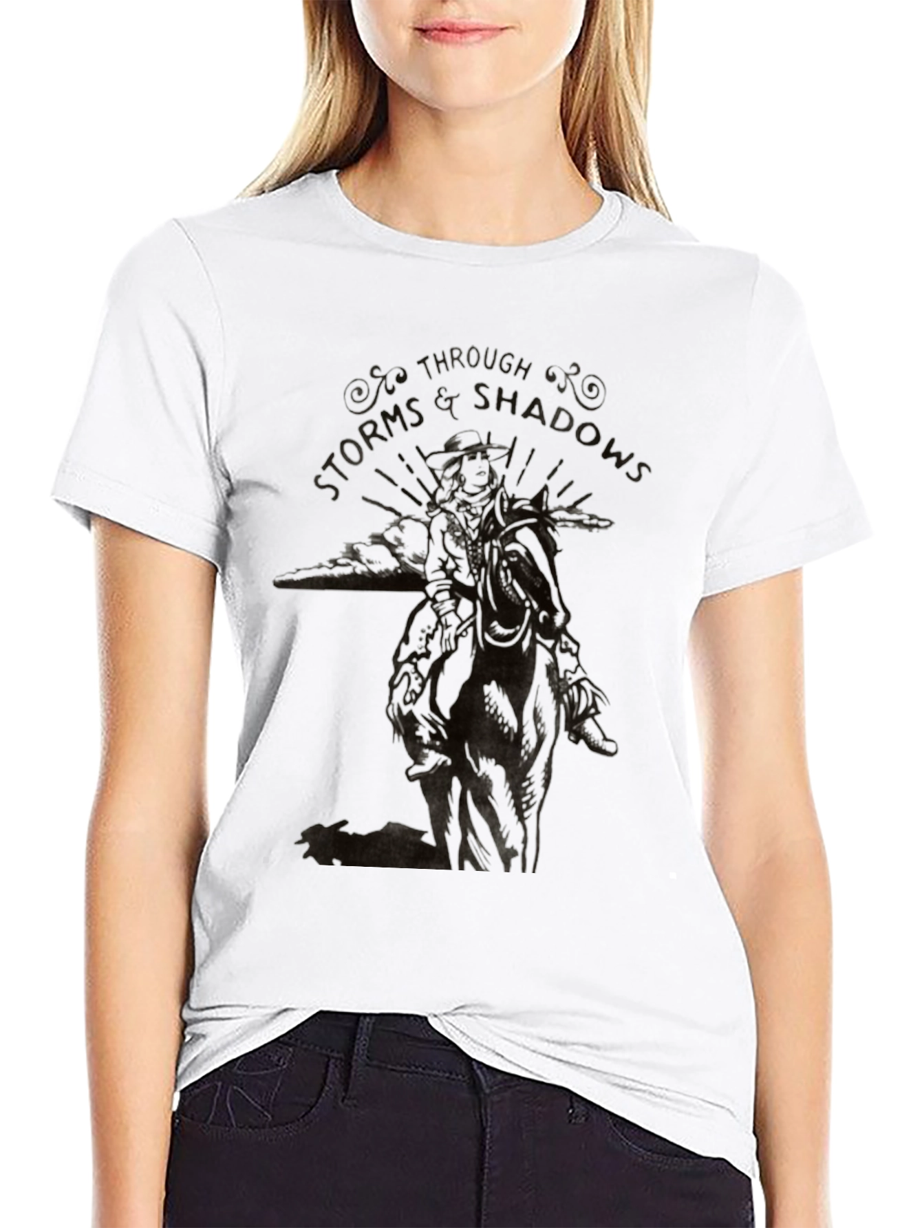 Storms & Shadows Graphic Tee - Black