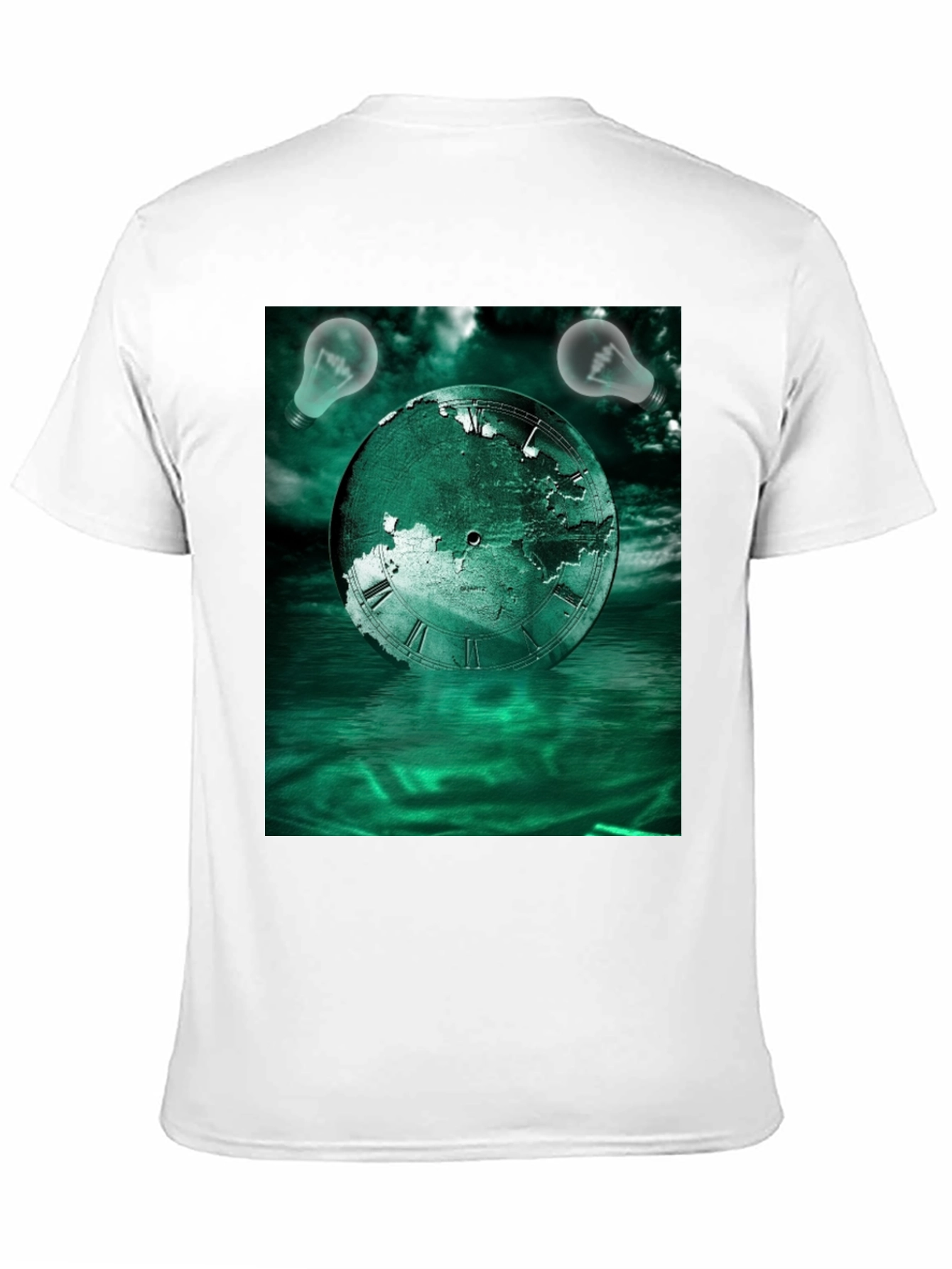 Surreal Time Globe Graphic Tee