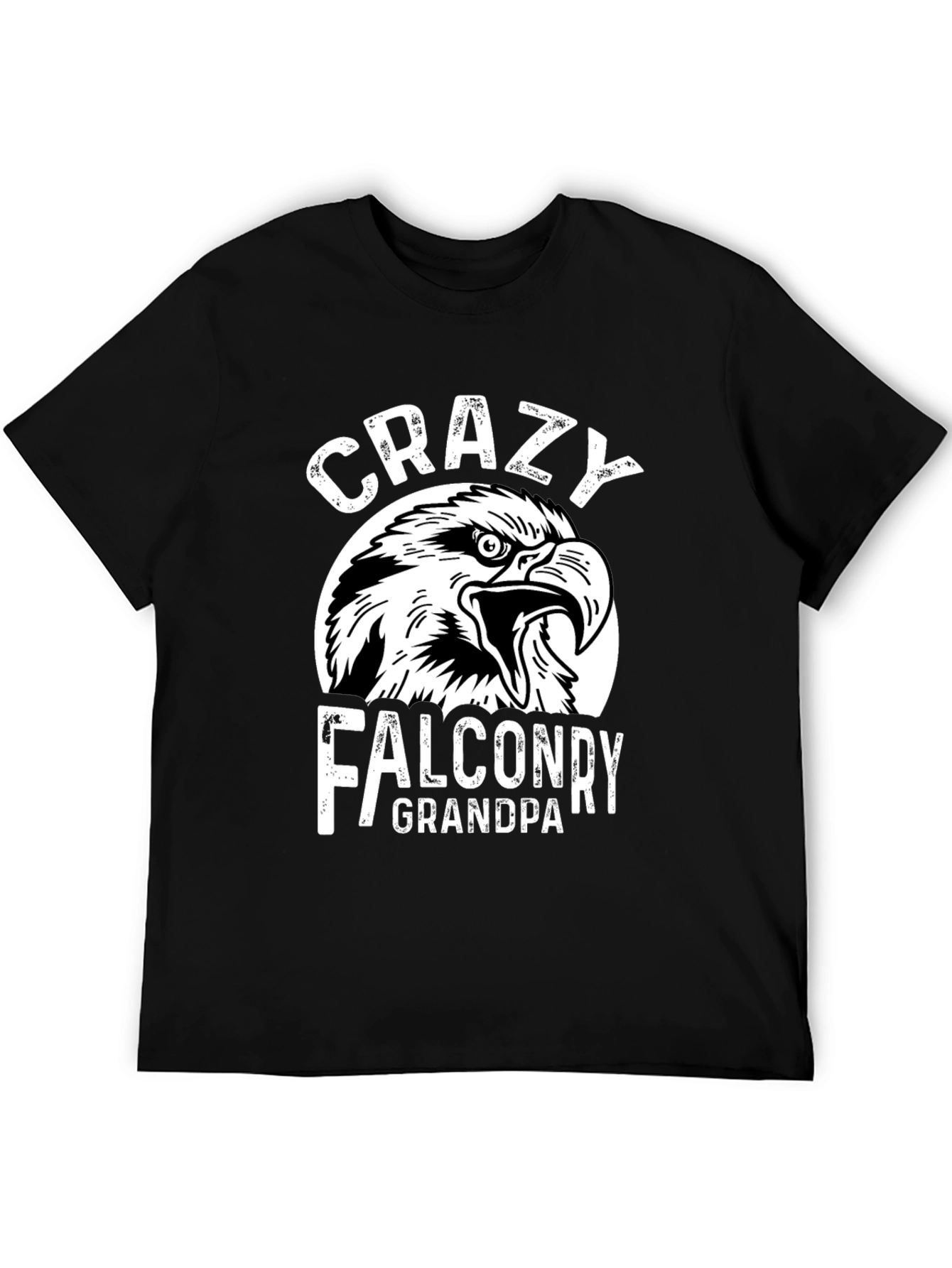 Crazy Falconry Grandpa T-Shirt
