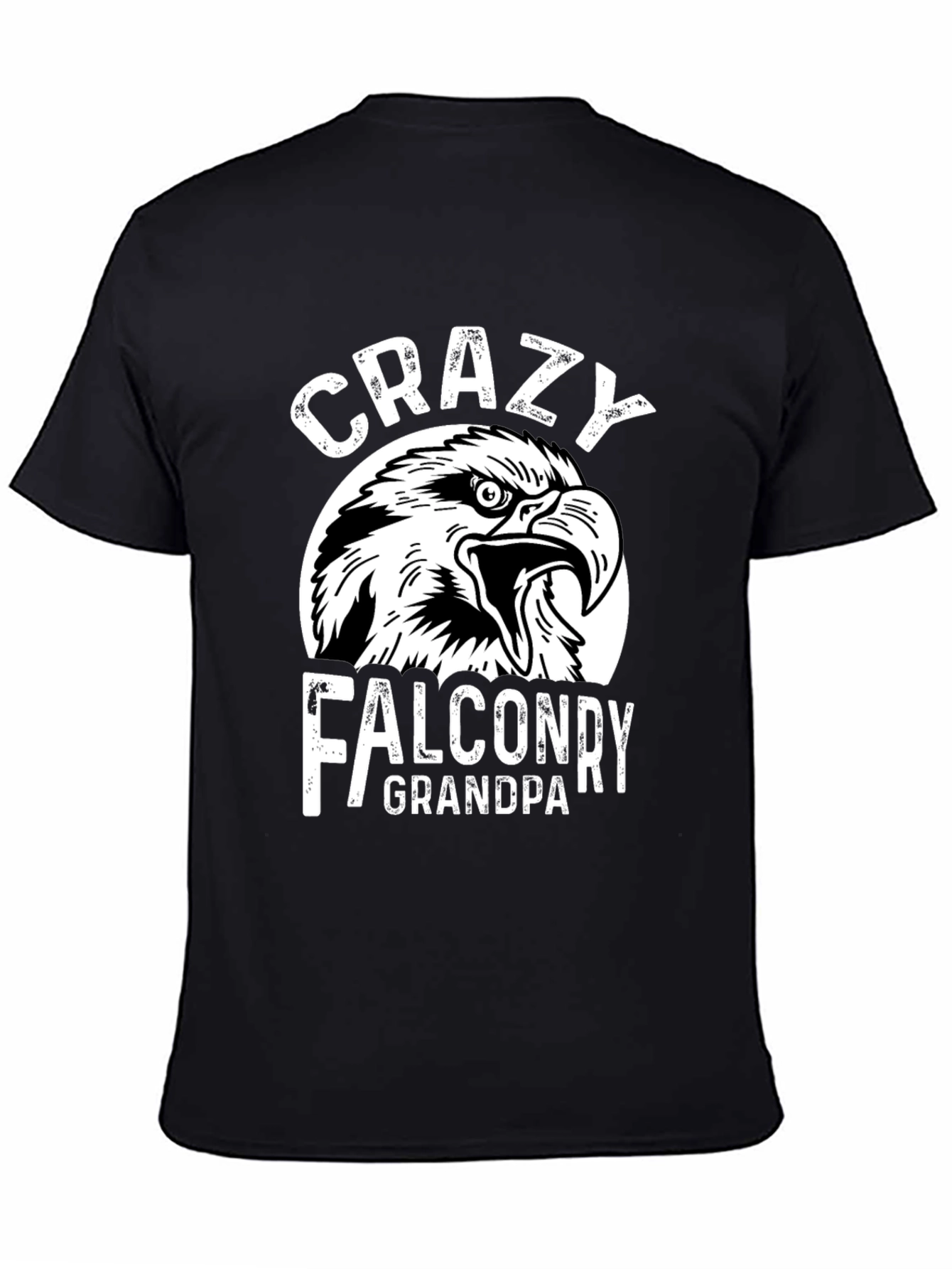 Crazy Falconry Grandpa T-Shirt