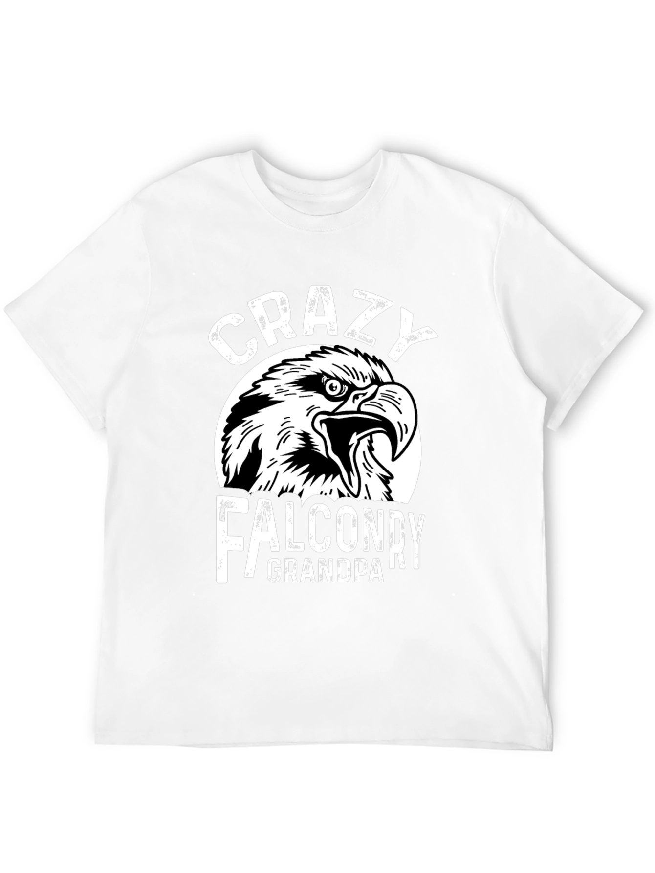 Crazy Falconry Grandpa T-Shirt