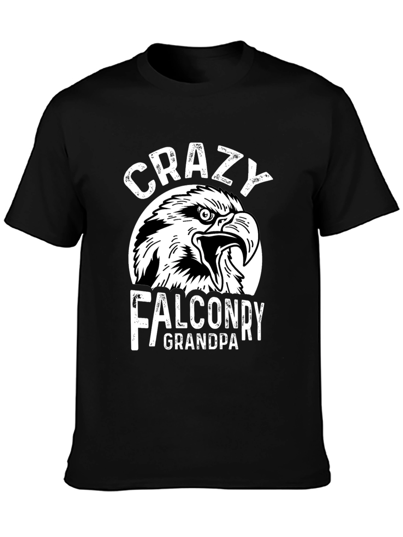 Crazy Falconry Grandpa T-Shirt