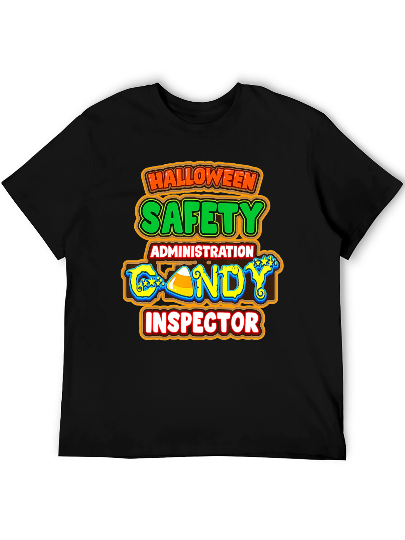 Halloween Candy Inspector T-Shirt Safety Administration Tee