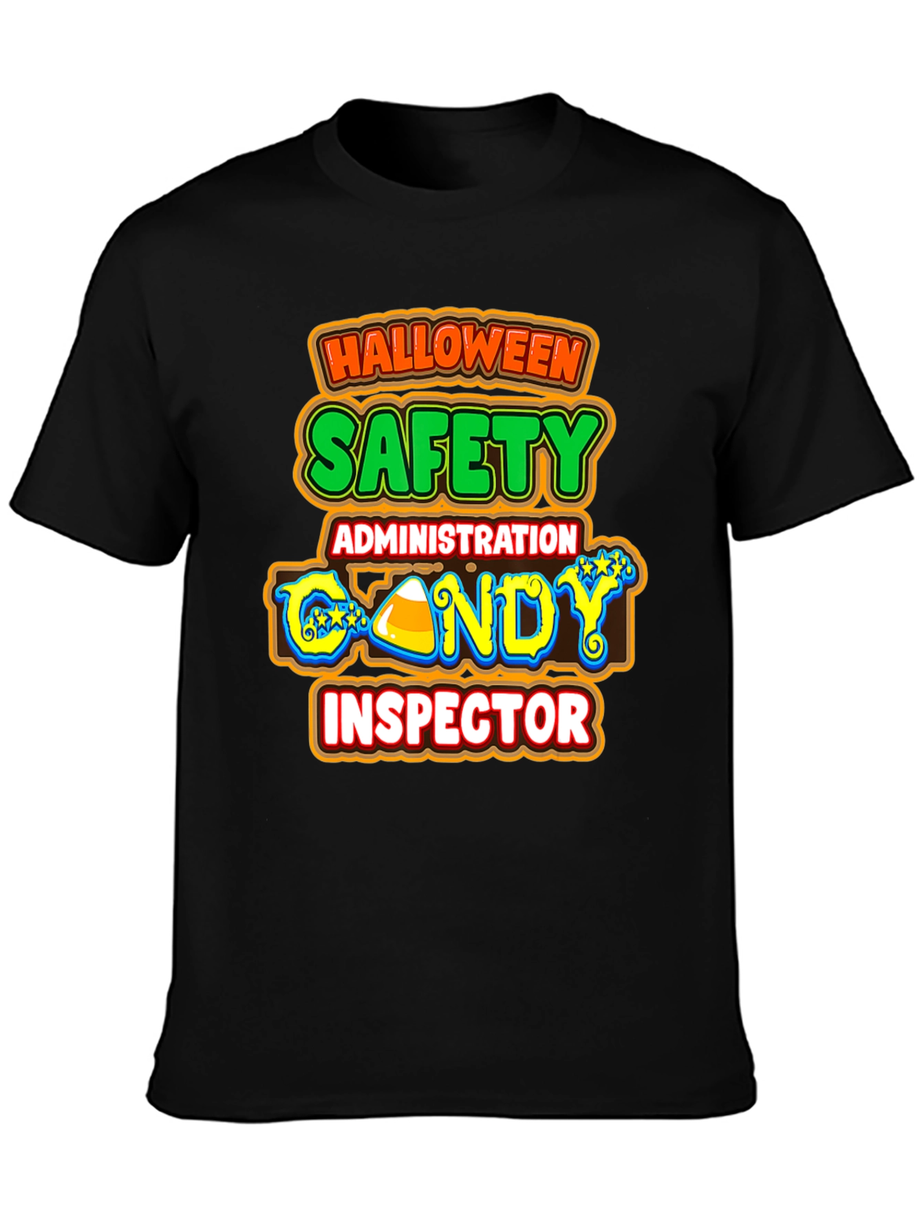 Halloween Candy Inspector T-Shirt Safety Administration Tee
