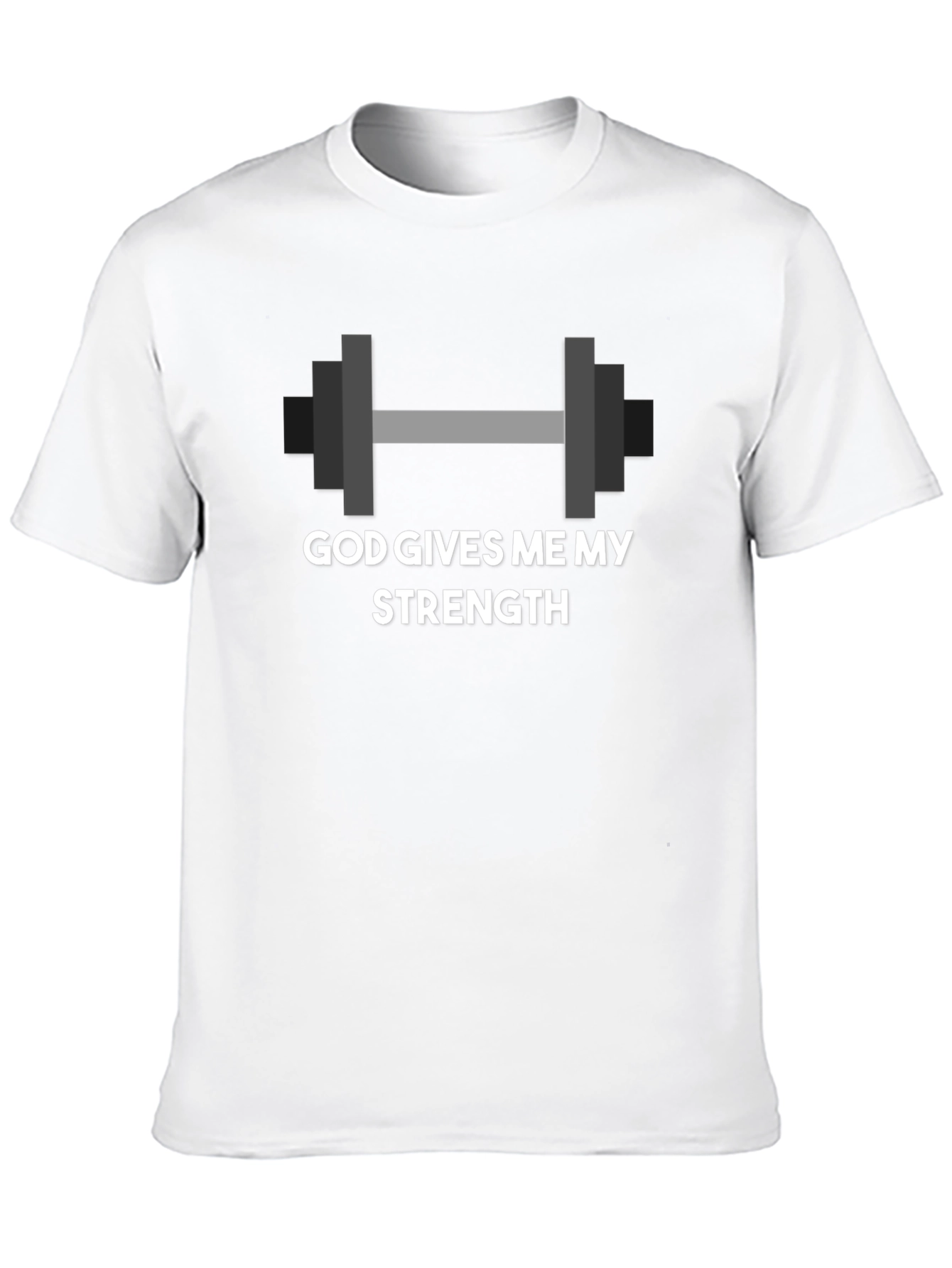 God Gives Me My Strength Graphic Tee