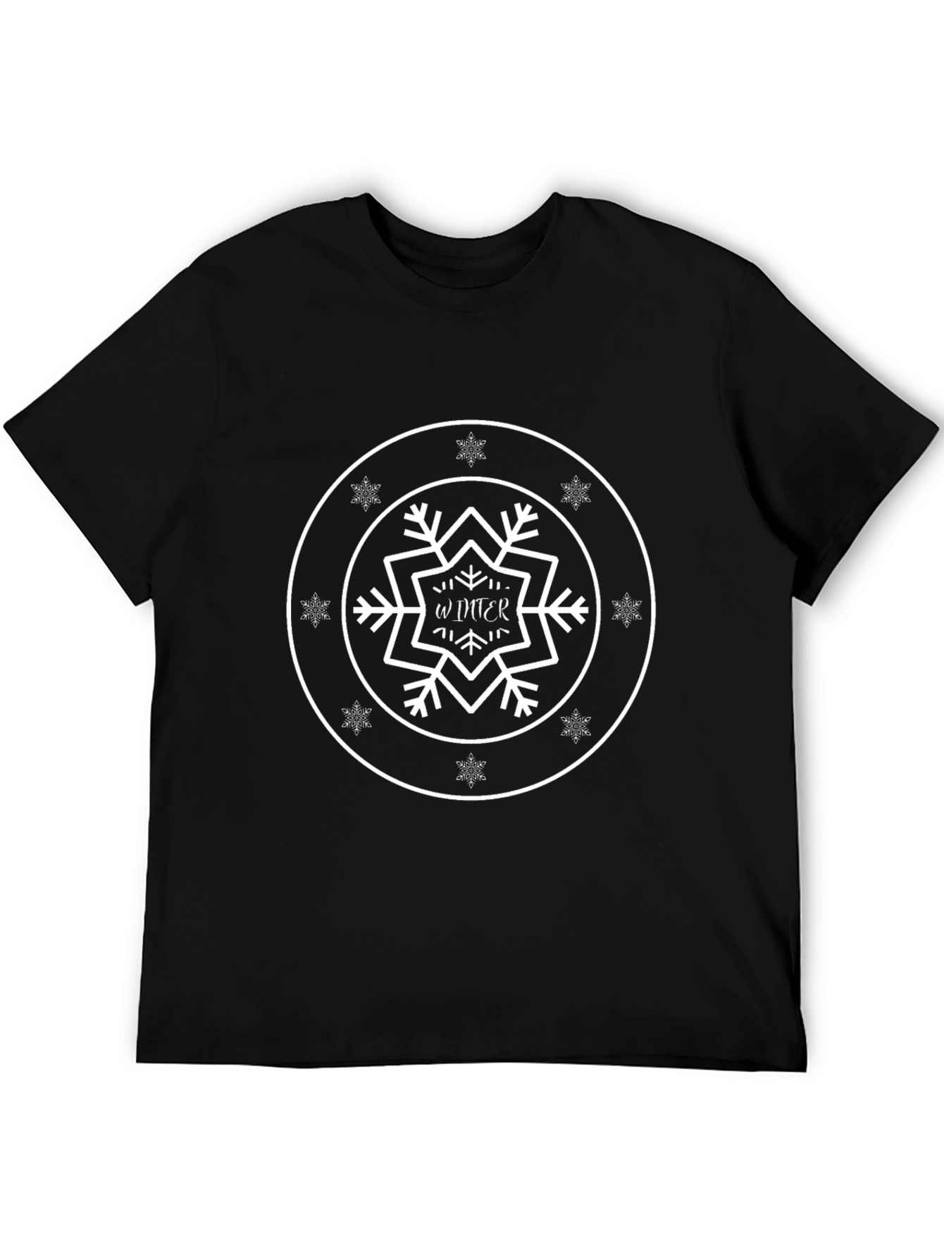Winter Snowflake Graphic T-Shirt