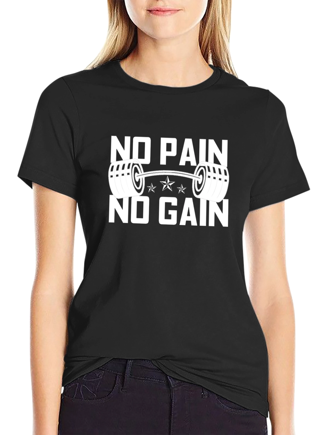 No Pain No Gain Gym T-Shirt - Fitness Motivation