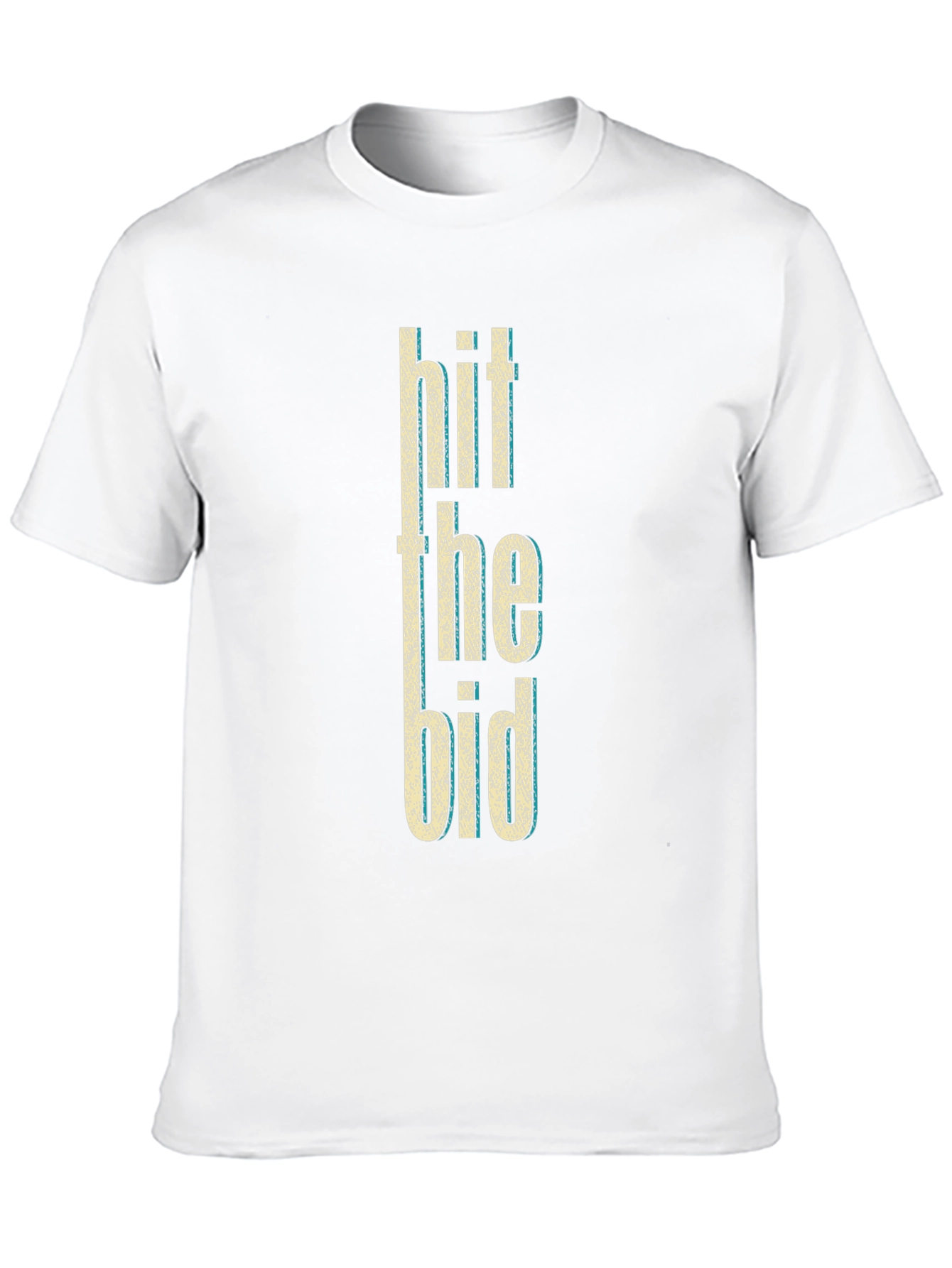 Hit the Bid Graphic Tee - Black