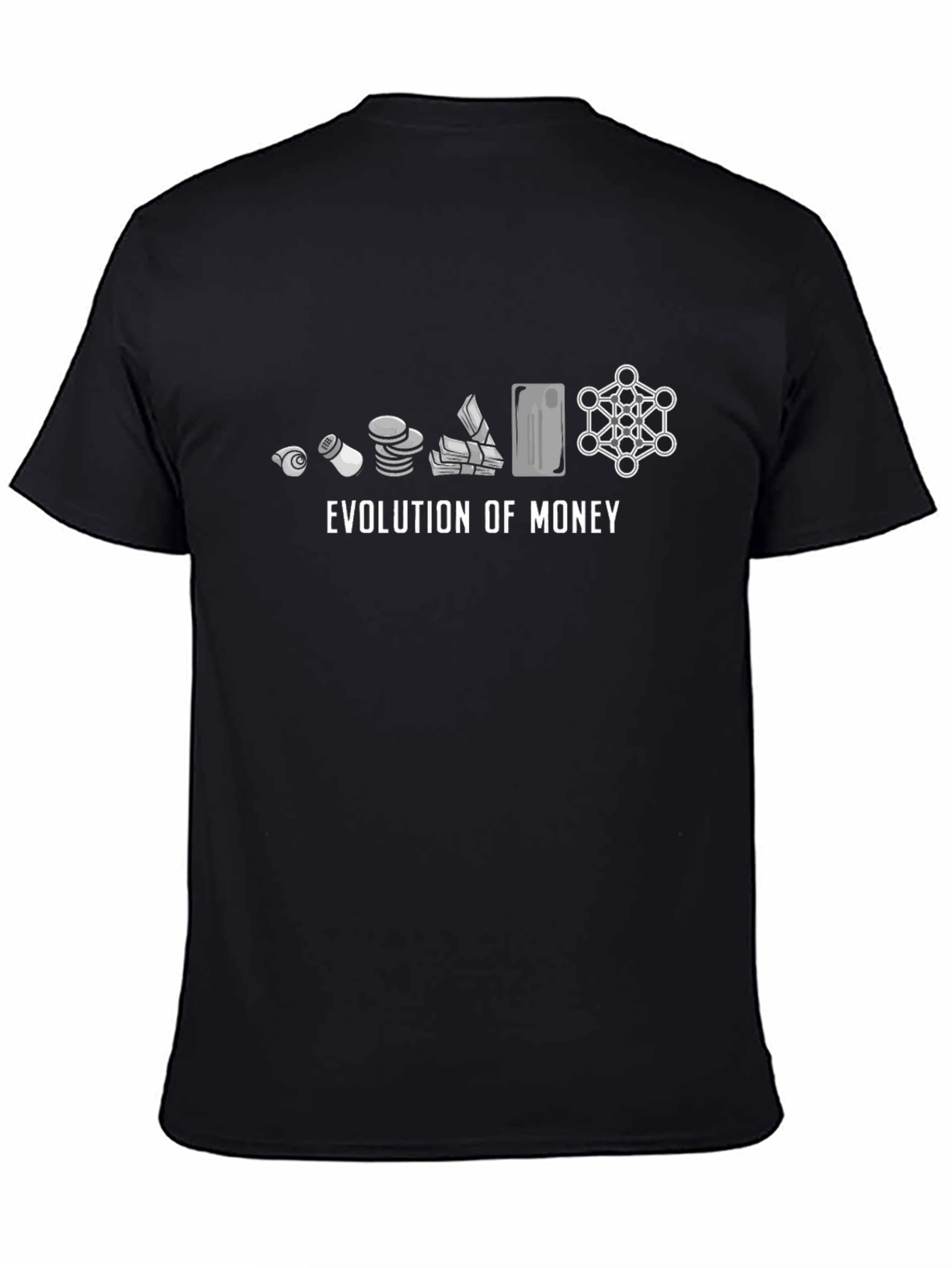Evolution of Money Graphic Tee - Black
