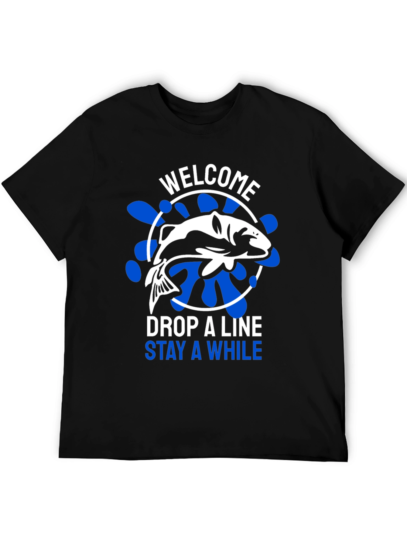 Welcome Fish Graphic T-Shirt