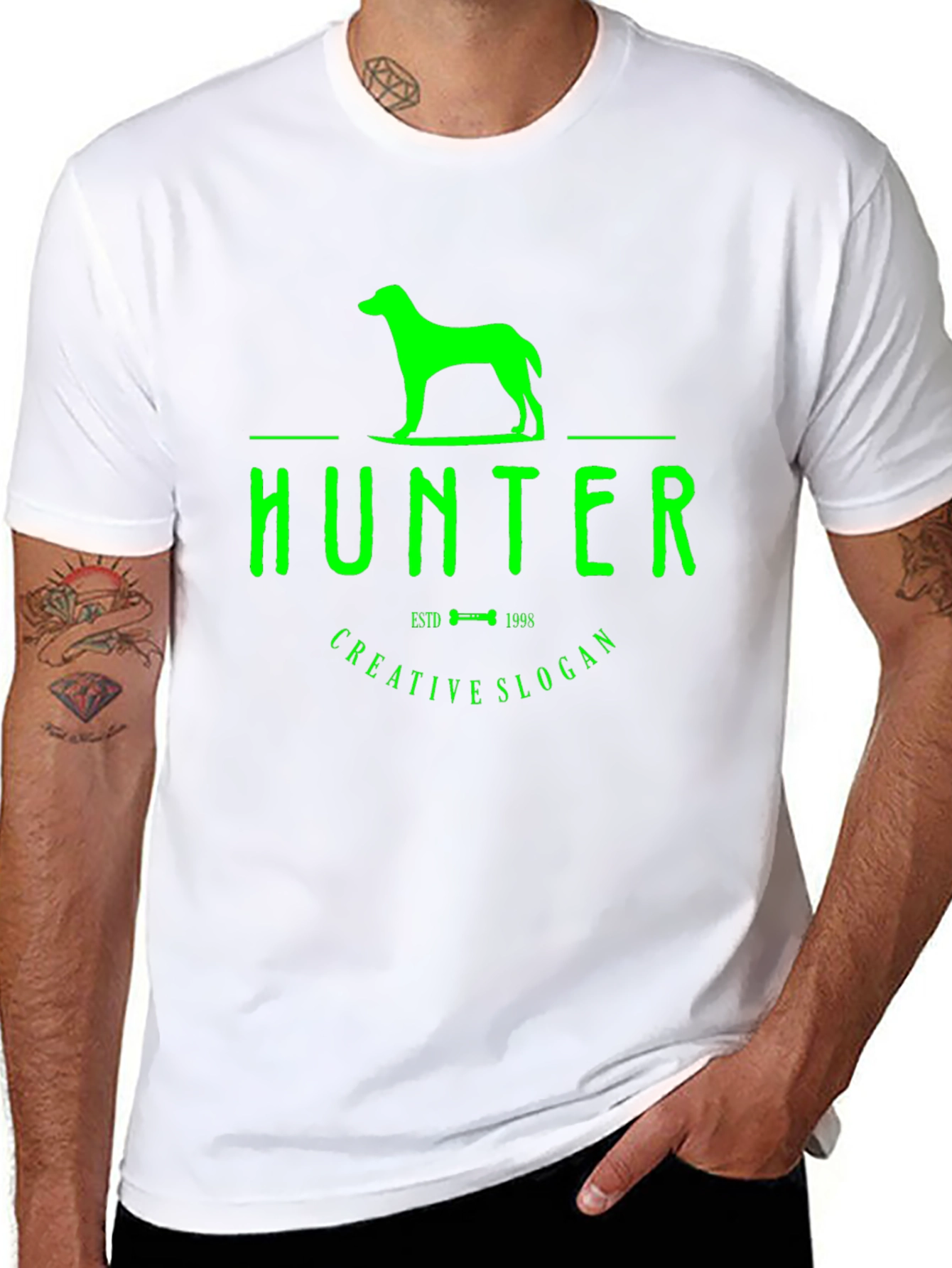Hunter Dog Graphic T-Shirt - Est. 1998