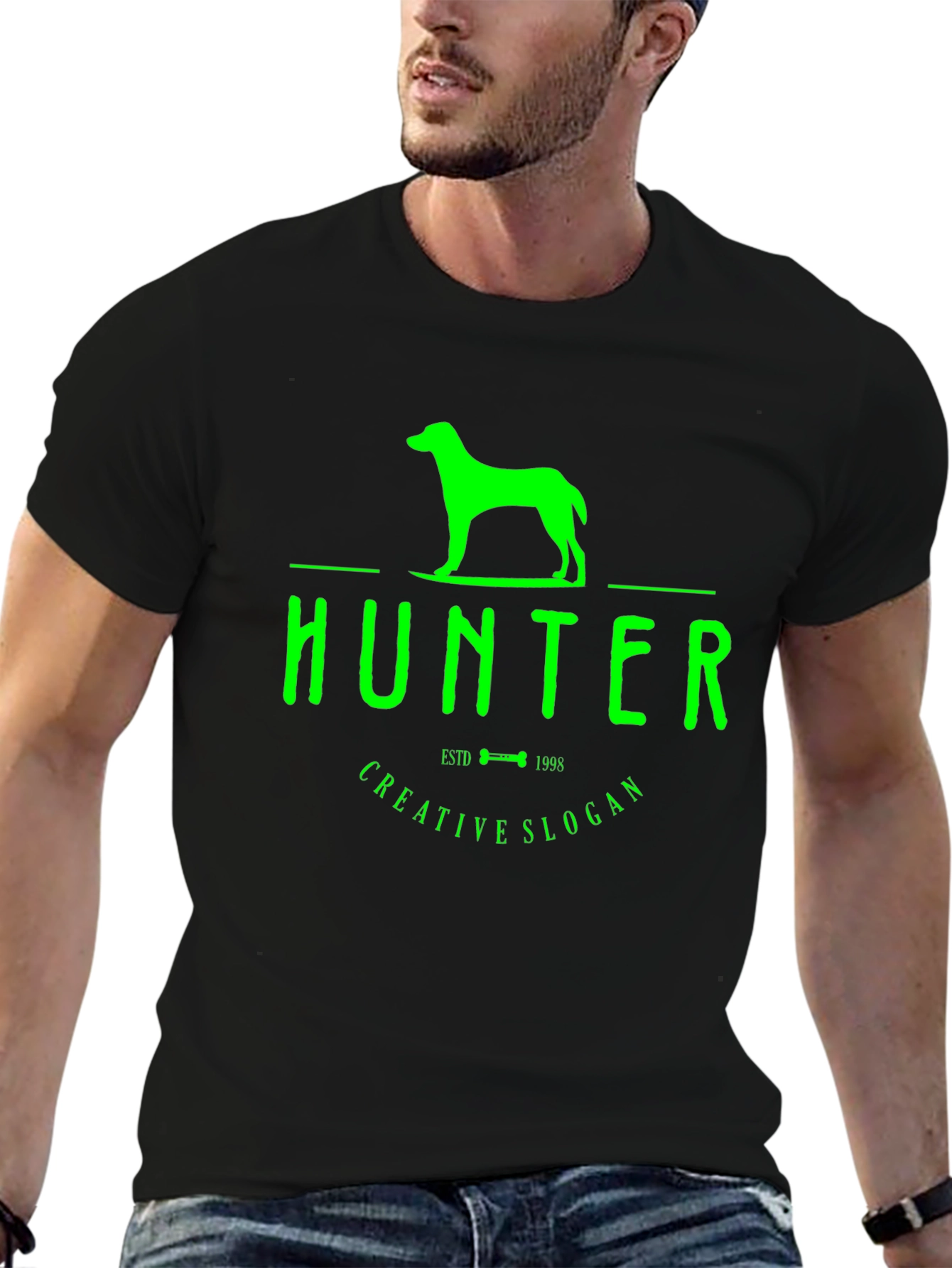 Hunter Dog Graphic T-Shirt - Est. 1998