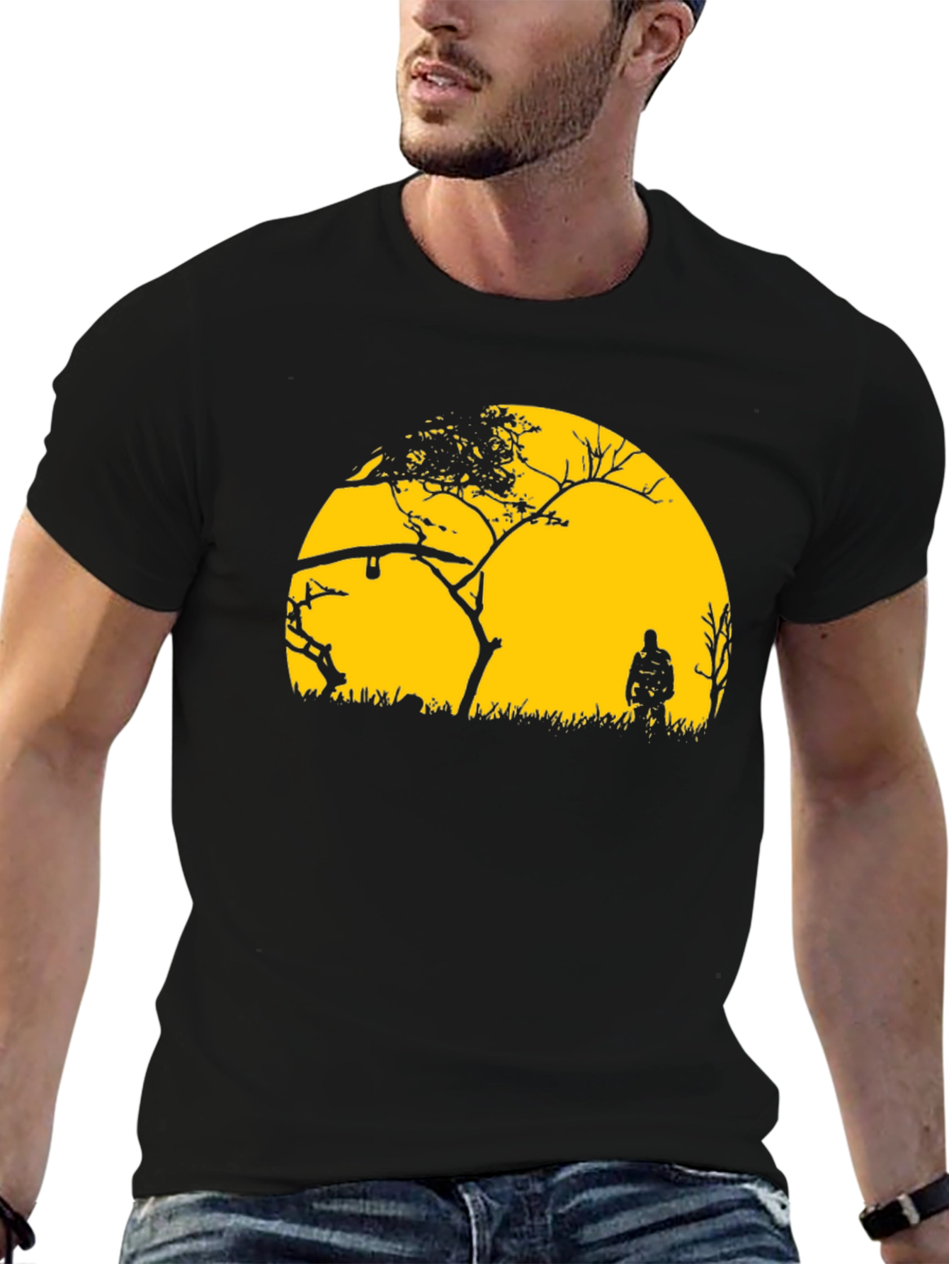 Silhouette Sunset Graphic T-Shirt