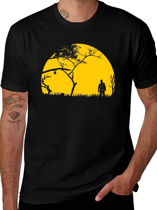 Silhouette Sunset Graphic T-Shirt