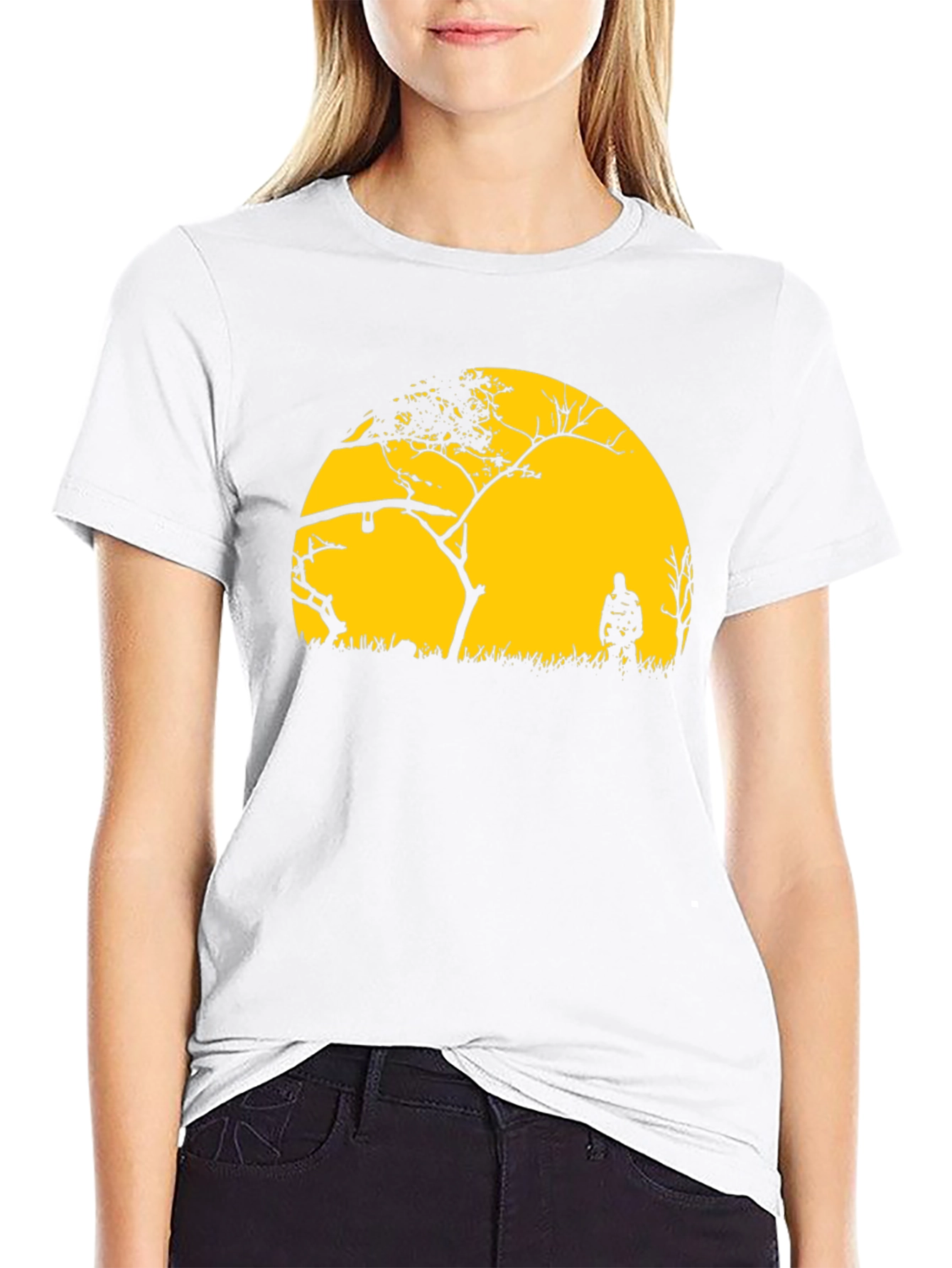 Silhouette Sunset Graphic T-Shirt