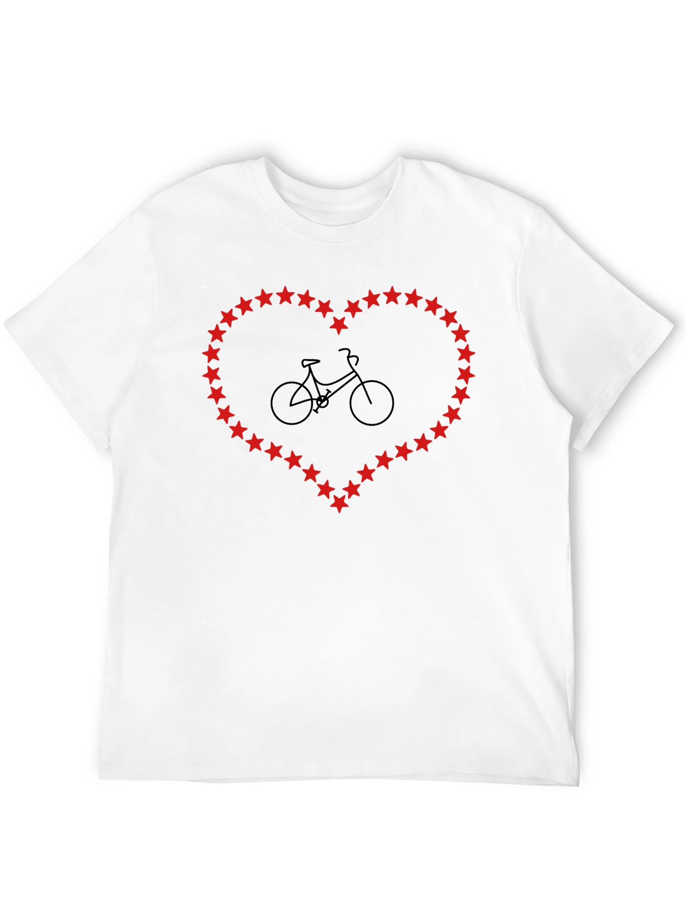 Cycling Heart Tee - Bike Love T-Shirt
