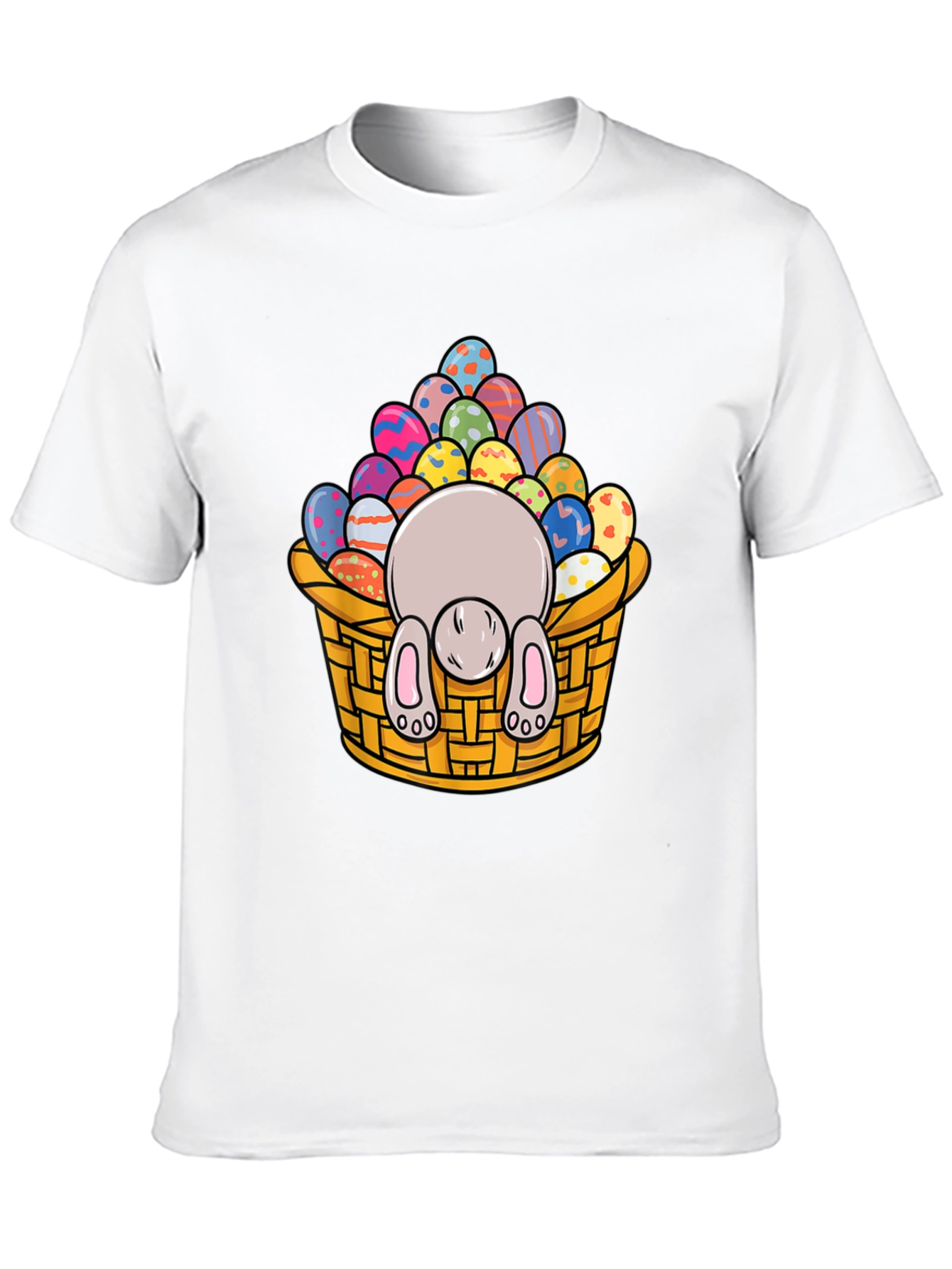 Easter Bunny in Basket Graphic Tee