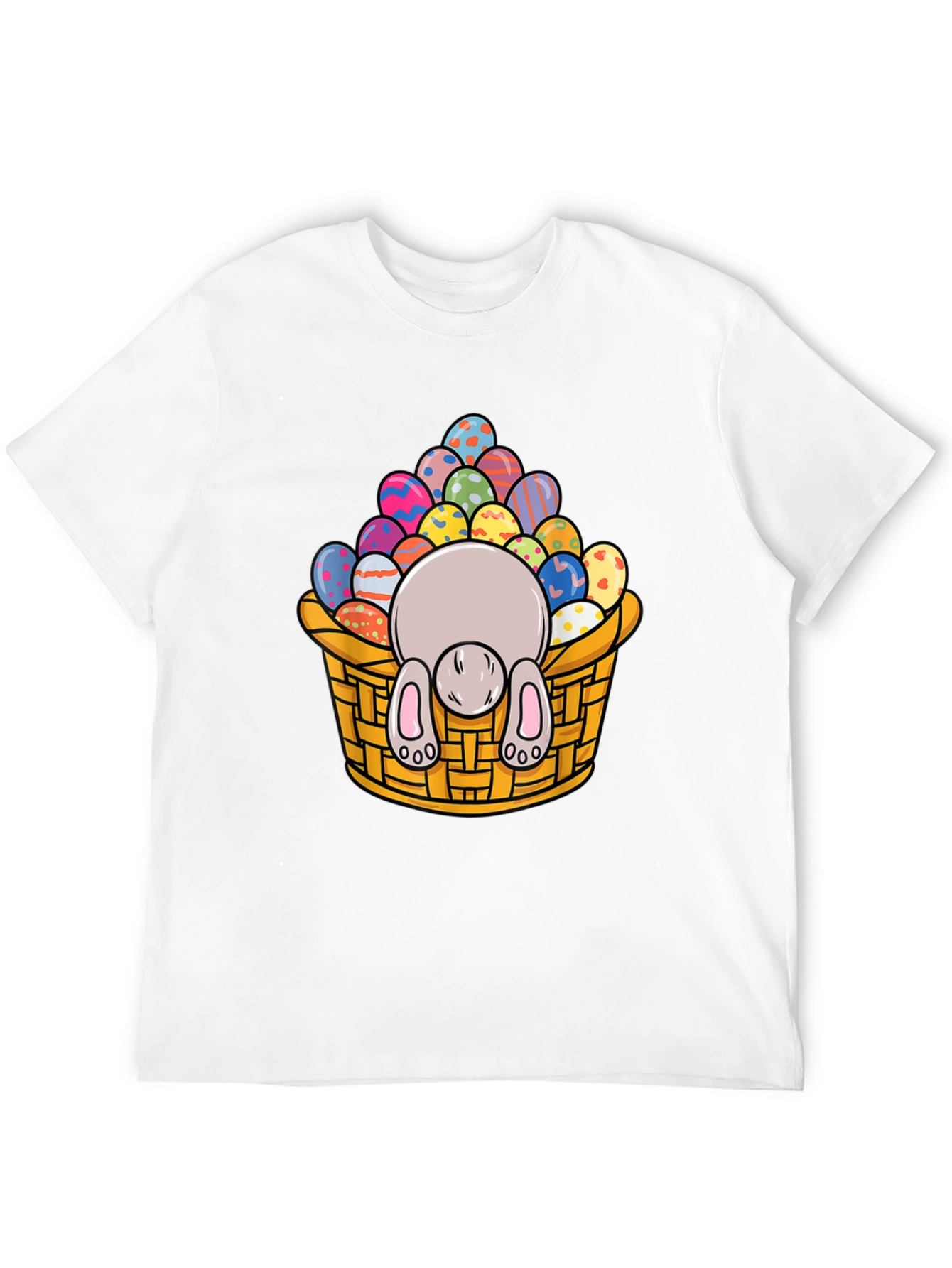Easter Bunny in Basket Graphic Tee