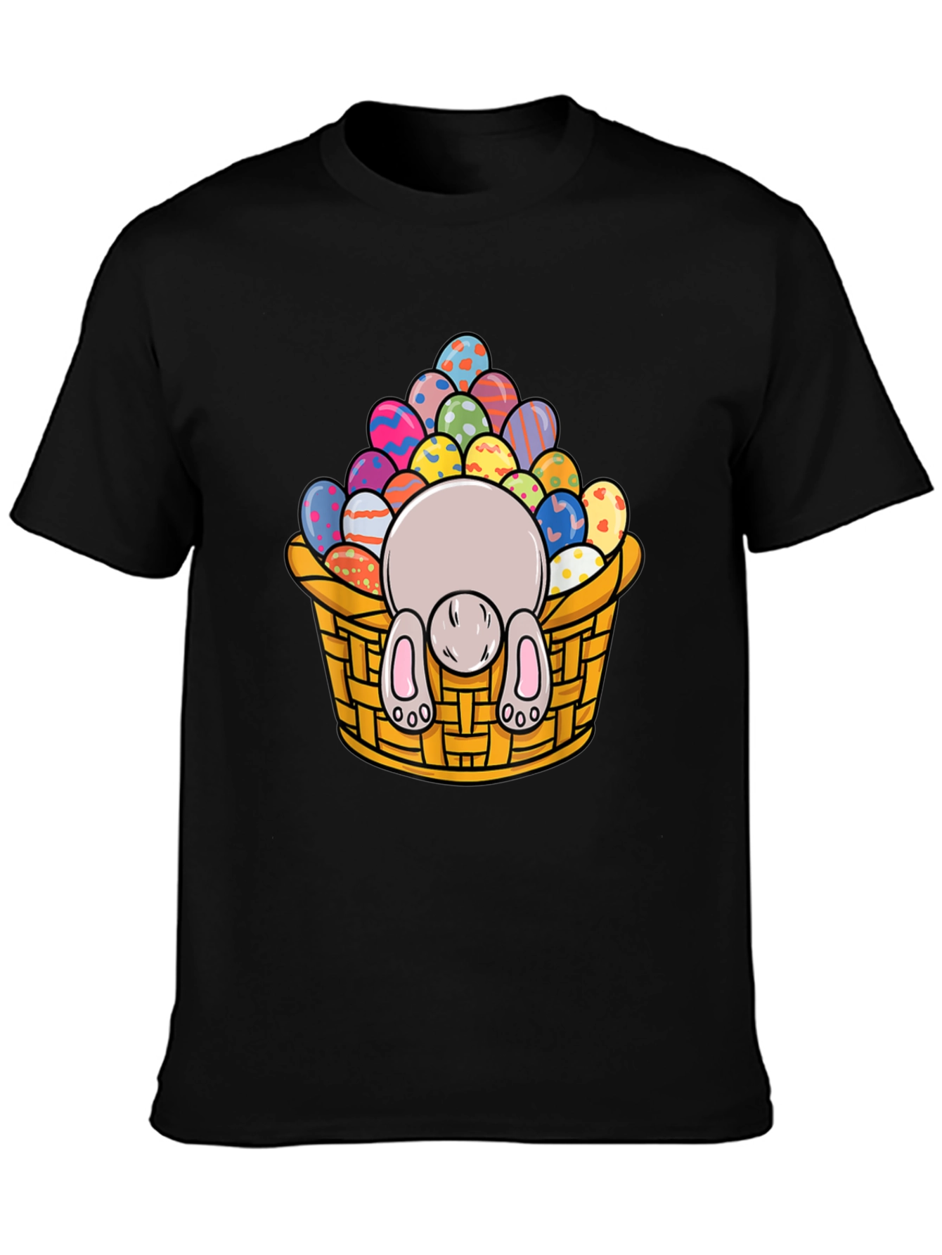 Easter Bunny in Basket Graphic Tee