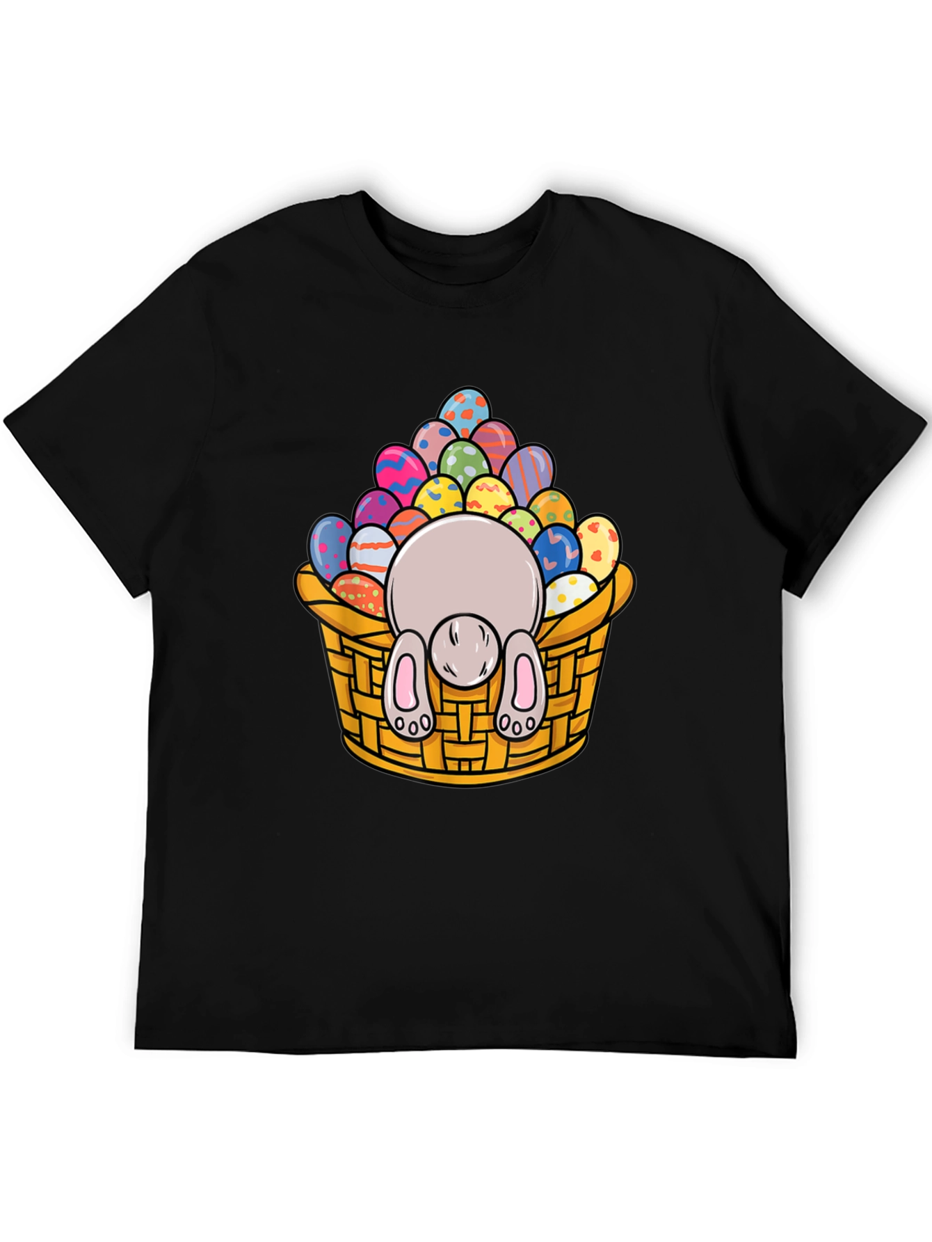 Easter Bunny in Basket Graphic Tee