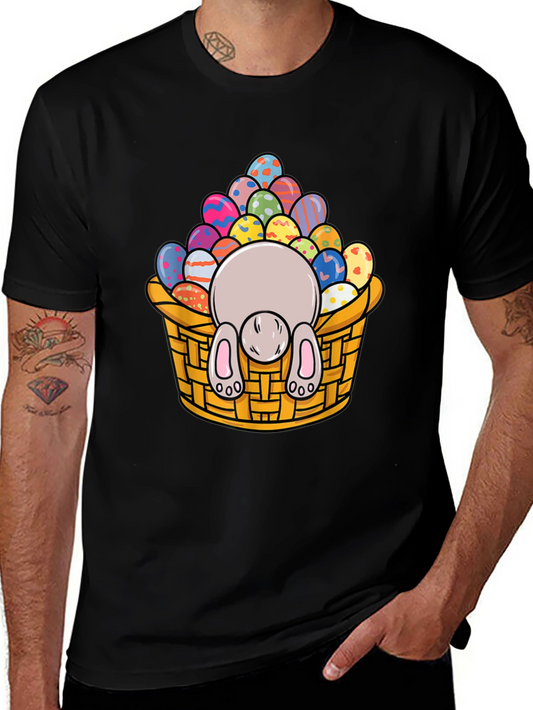 Easter Bunny in Basket Graphic Tee