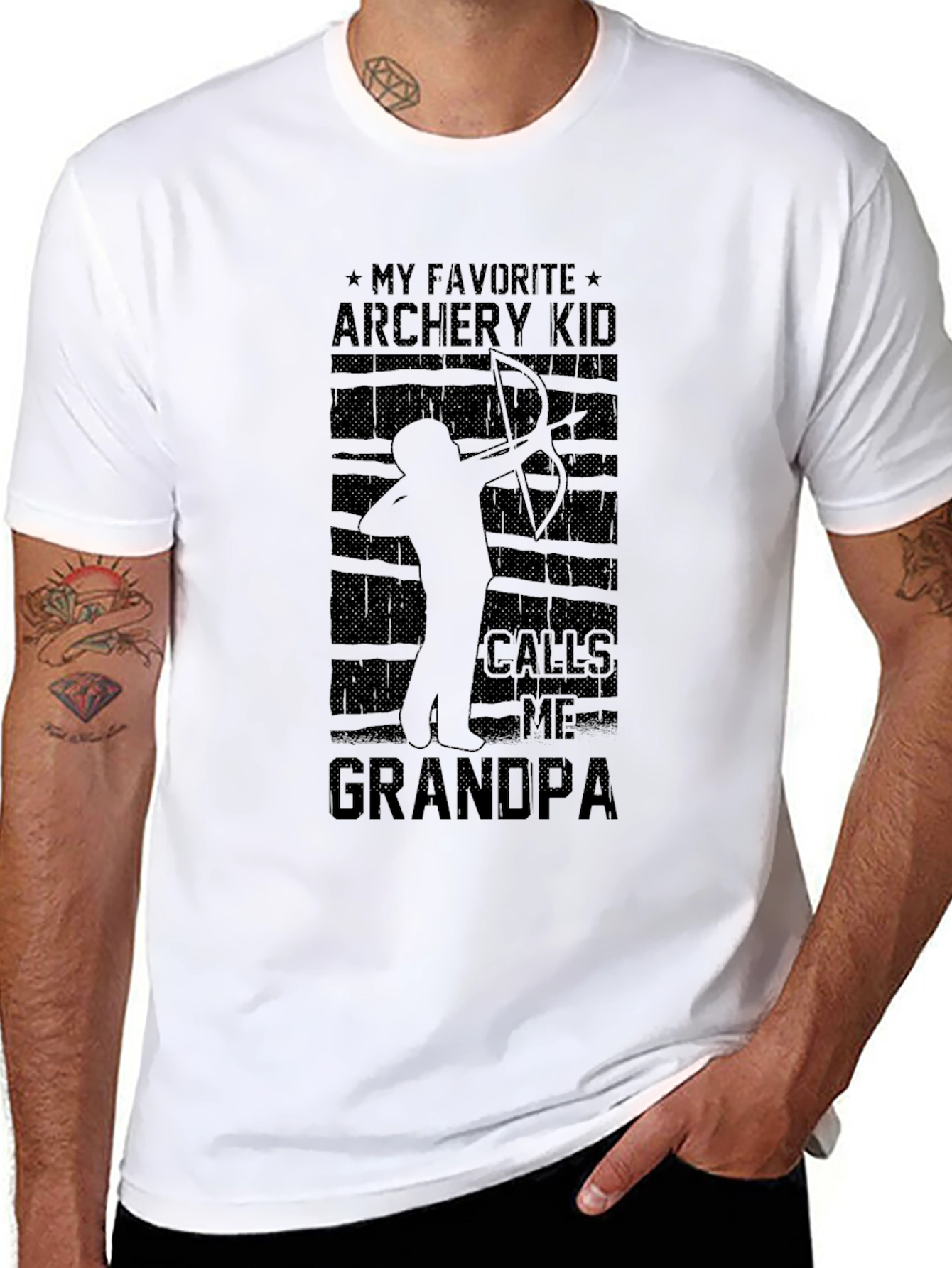 Archery Grandpa T-Shirt: My Favorite Archery Kid