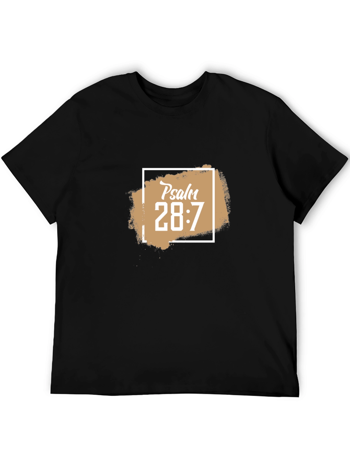 Psalm 28:7 Graphic T-Shirt