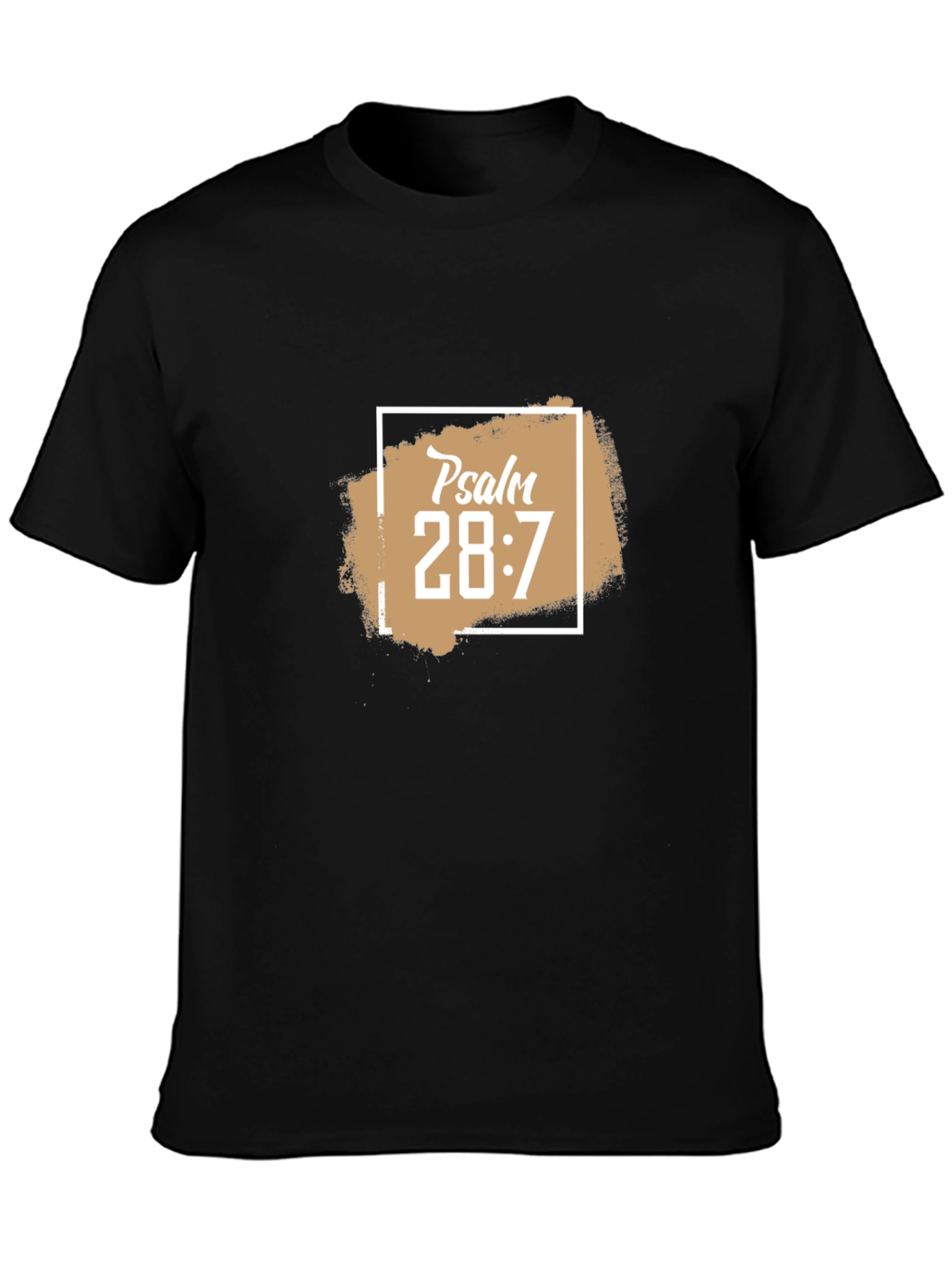 Psalm 28:7 Graphic T-Shirt