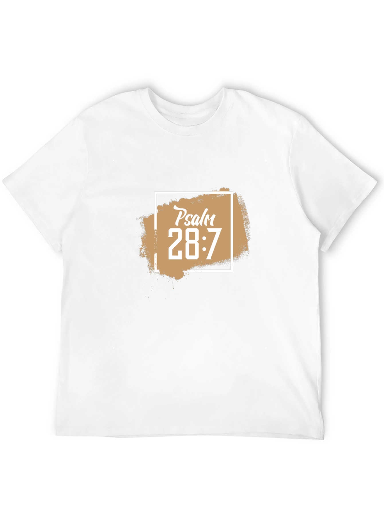 Psalm 28:7 Graphic T-Shirt