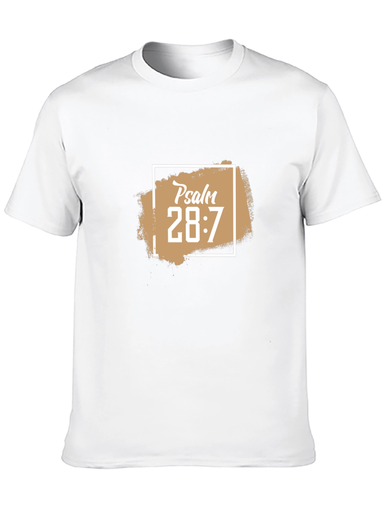 Psalm 28:7 Graphic T-Shirt