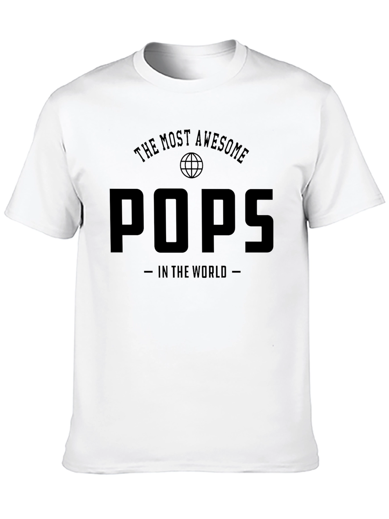 Awesome Pops T-Shirt - Worlds Best Dad