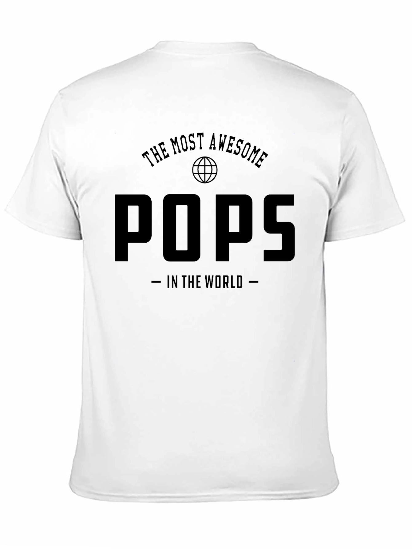 Awesome Pops T-Shirt - Worlds Best Dad